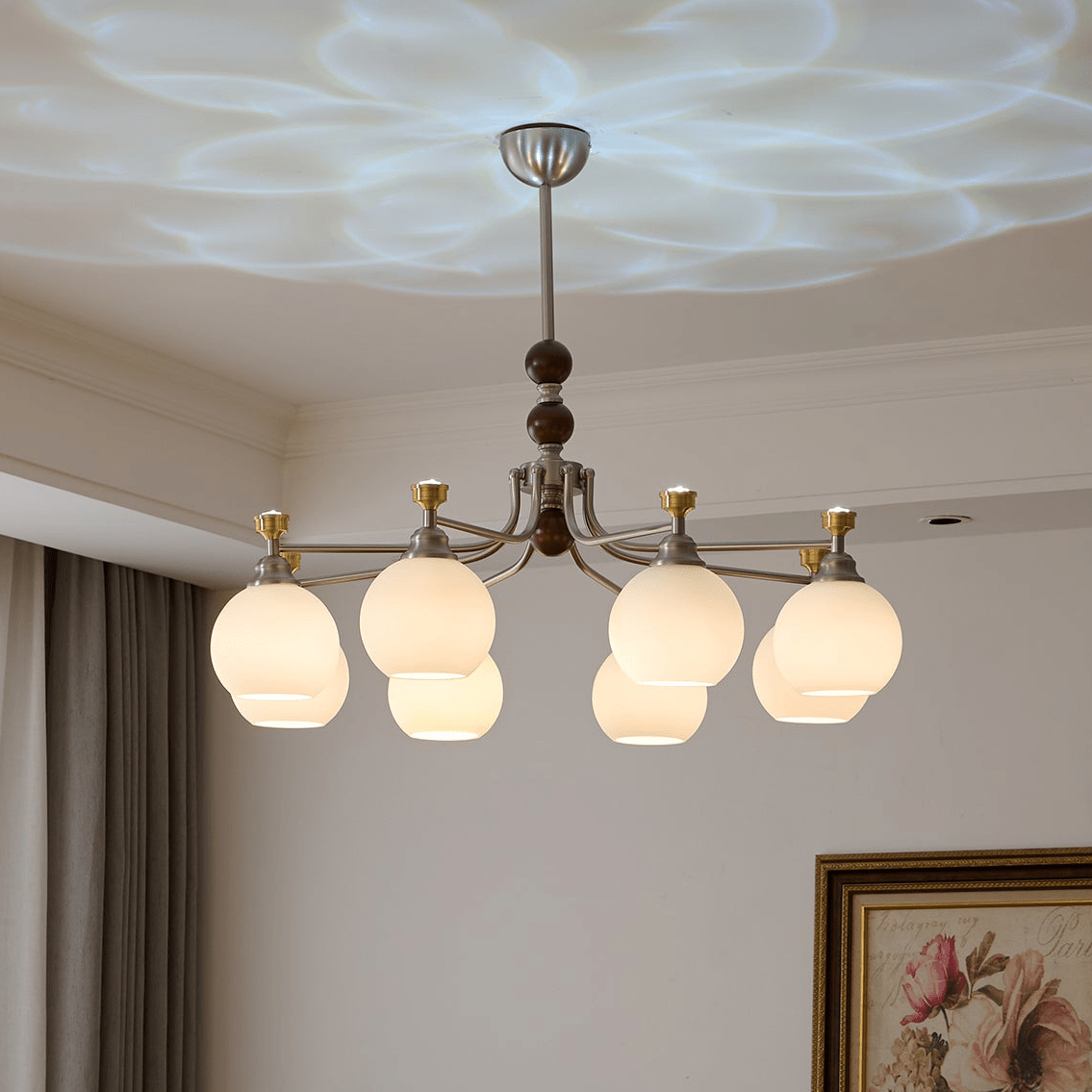 Lucienne Orb Chandelier detail view 12
