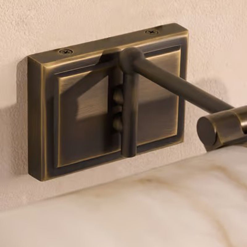 Lumiel Alabaster Wall Light - L 32cm x W 20cm x H 7cm Metal, Hardwired Wall Sconce, detail 5