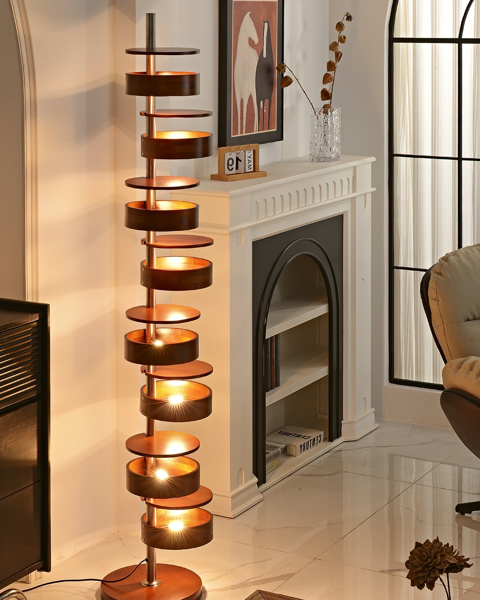 Luminis Wooden Floor Light, Floor Lamp, detail 27