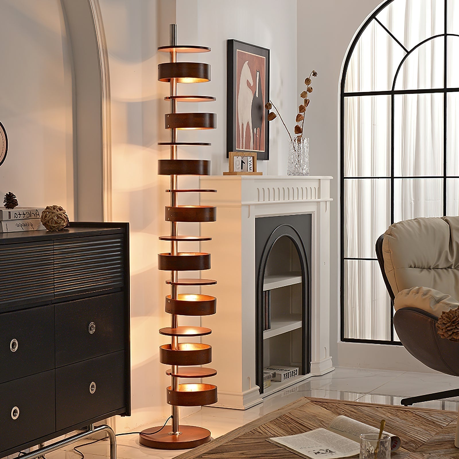 Luminis Wooden Floor Light, Floor Lamp, detail 18