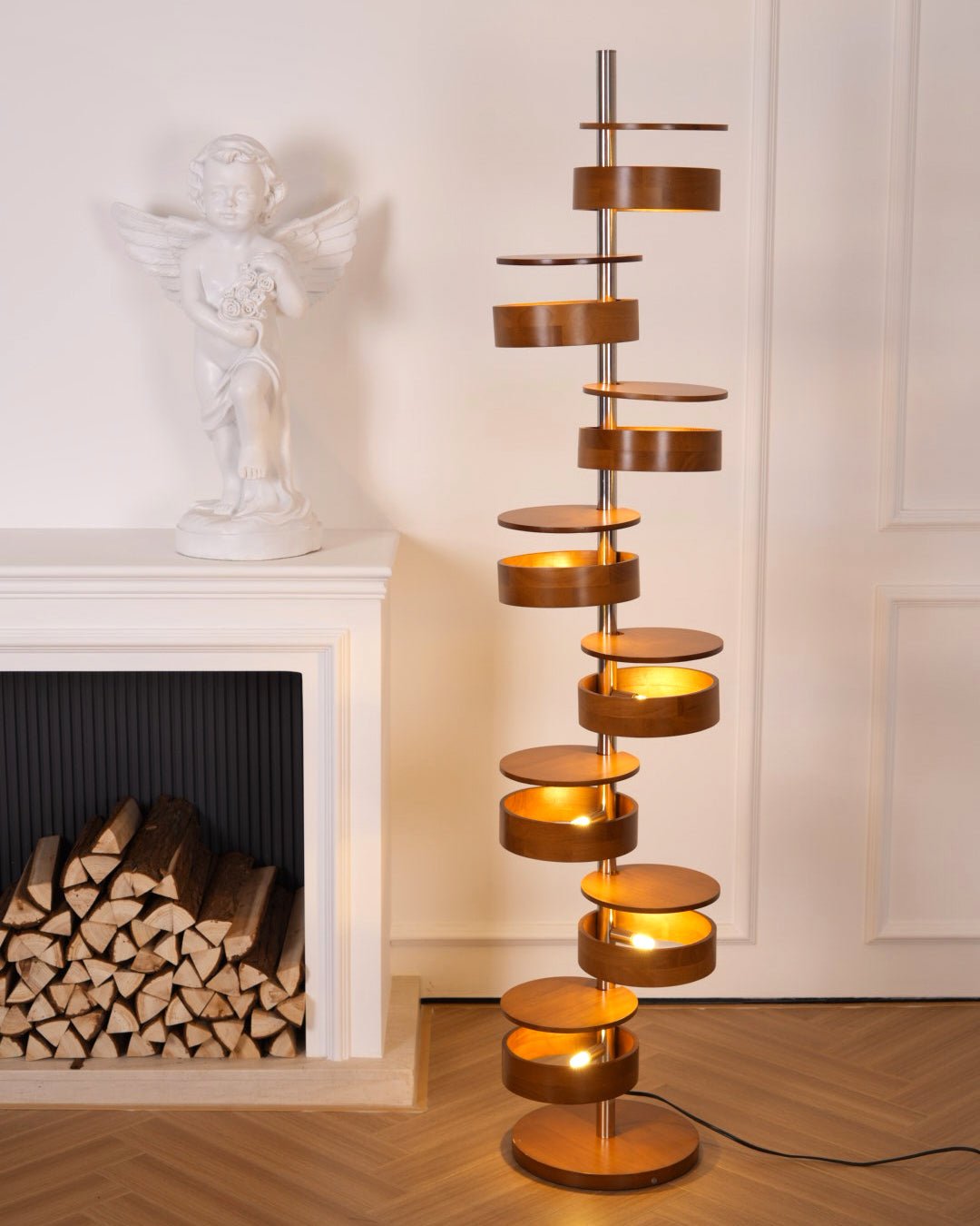 Luminis Wooden Floor Light, Floor Lamp, detail 13