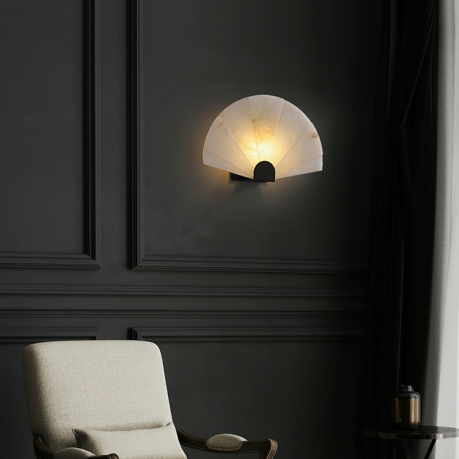 Luna Fan Wall Lamp 13.8