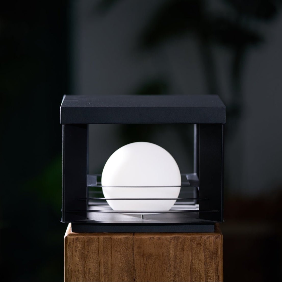 Lunar Crate Outdoor Floor Lamp