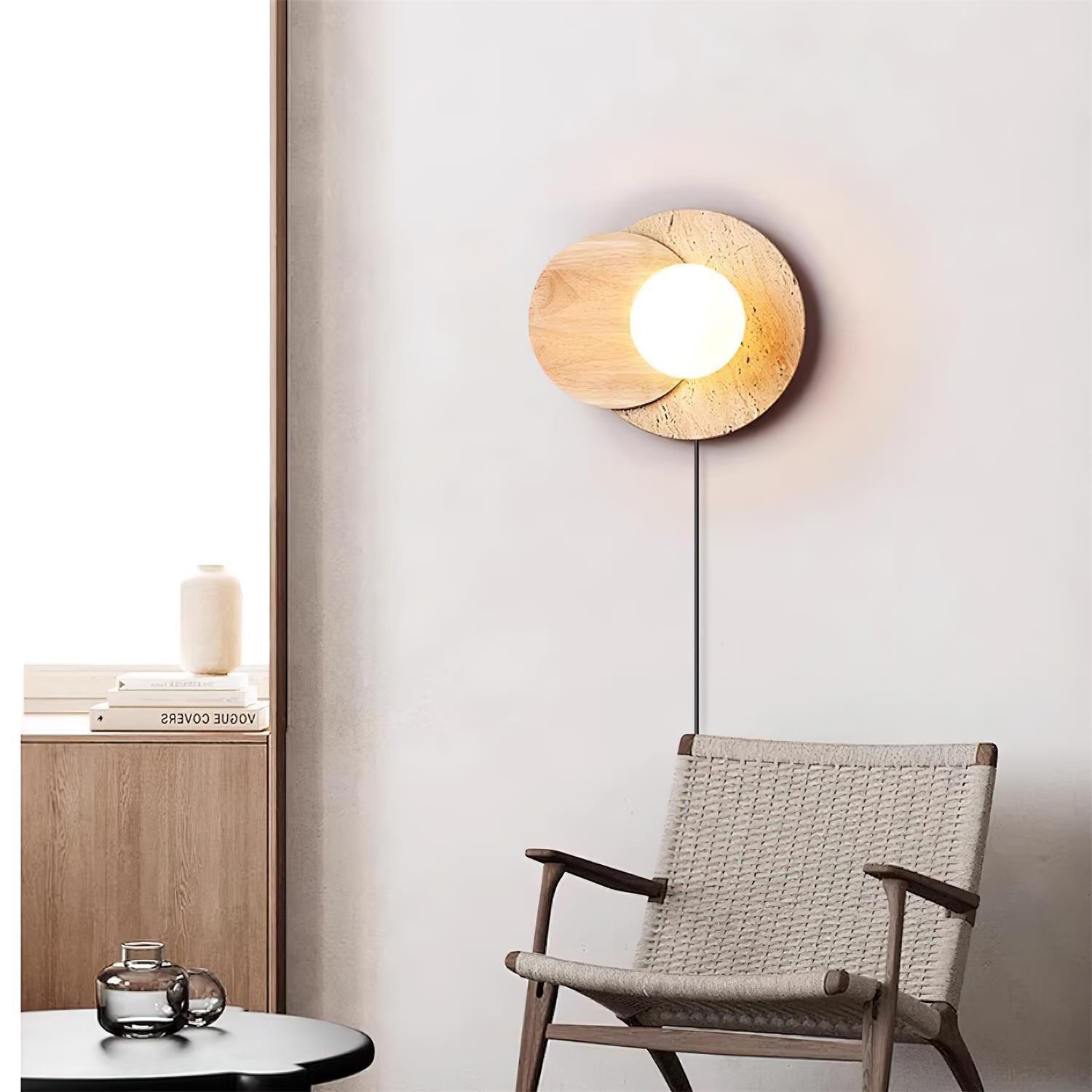 Lunar Eclipse Plug-in Wall Lamp 11.8