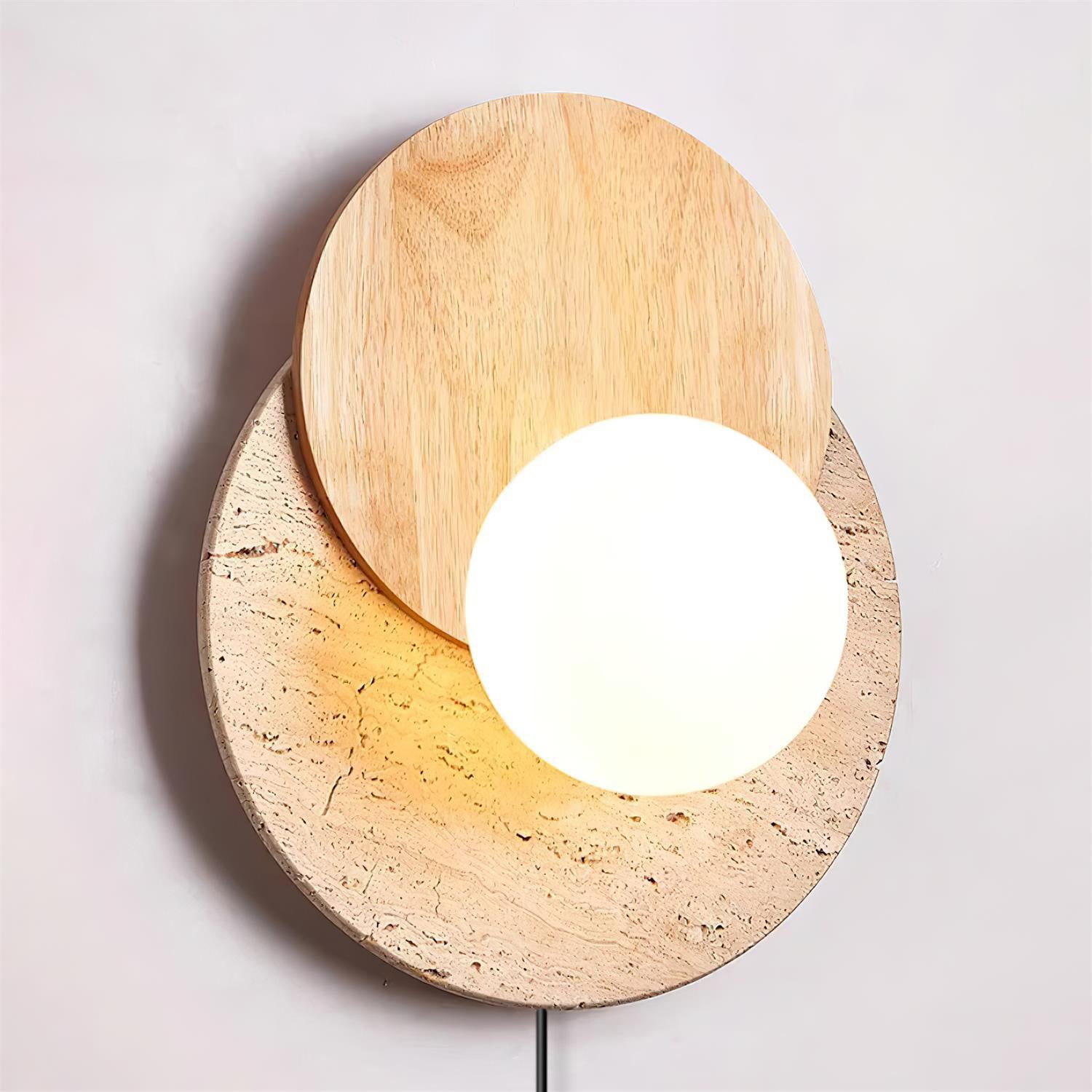 Lunar Eclipse Plug-in Wall Lamp 11.8