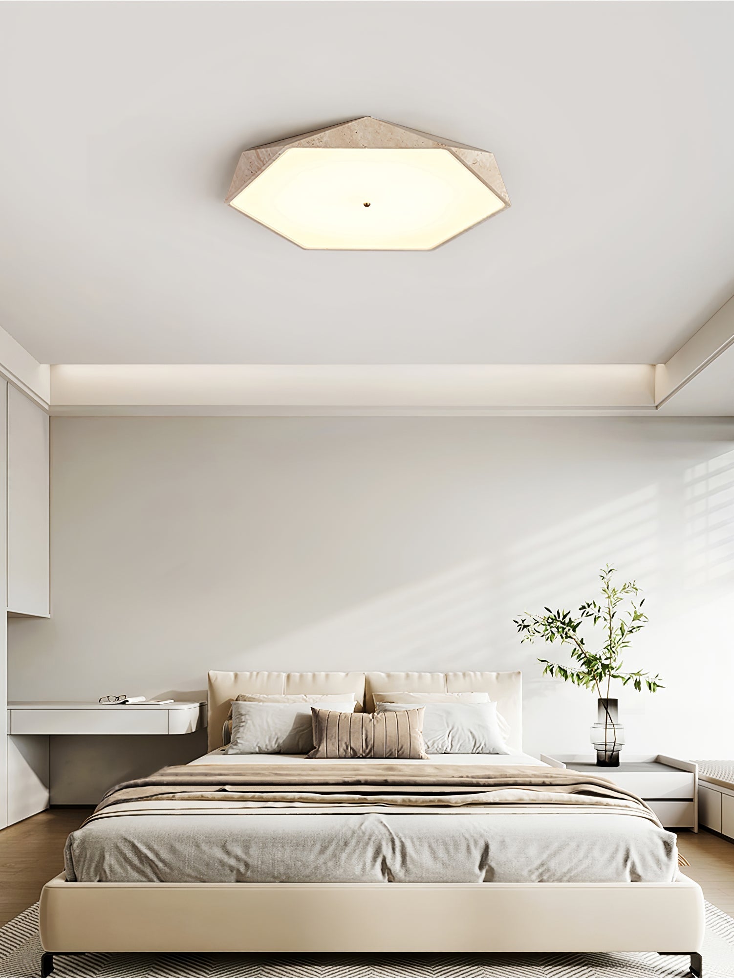 Lunarc Stone Ceiling Light