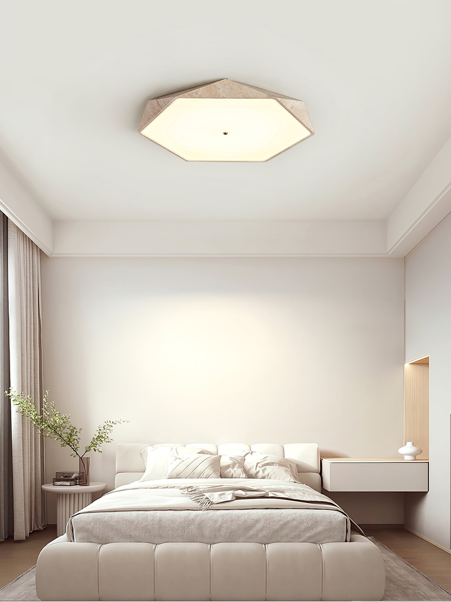 Lunarc Stone Ceiling Light