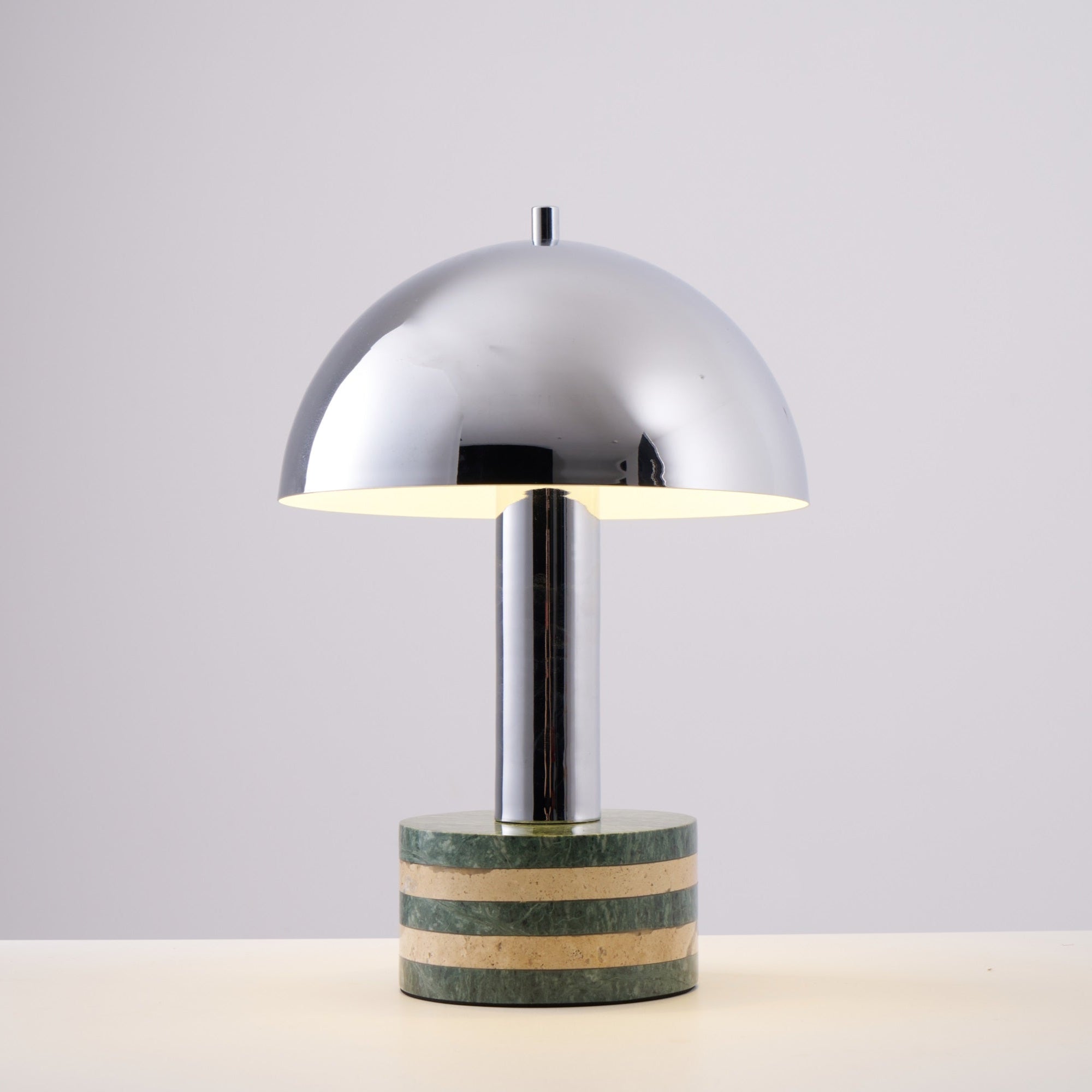 Luno Chrome Table Lamp detail view 10