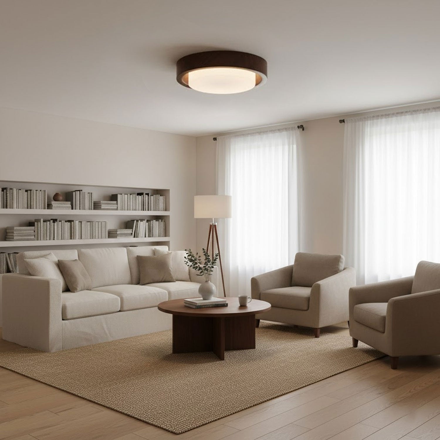 Lunor Ring Ceiling Light