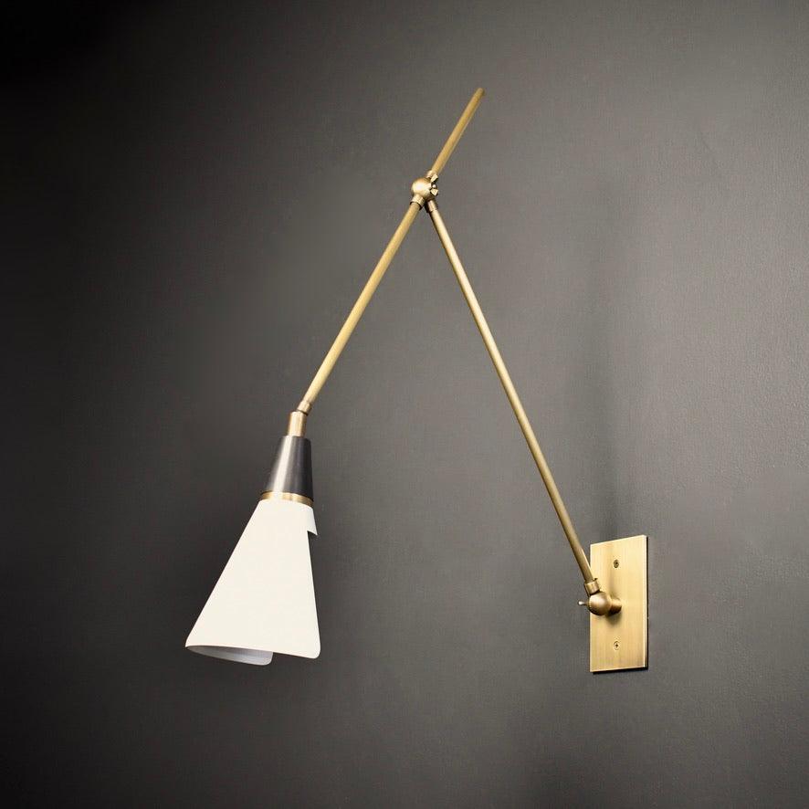 Magari Wall Light - L 74cm x H 66cm Metal, Hardwired Wall Sconce, detail 29