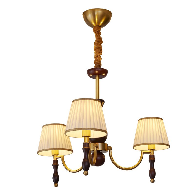 Chandelier detail image with finish, structure, and proportion visible