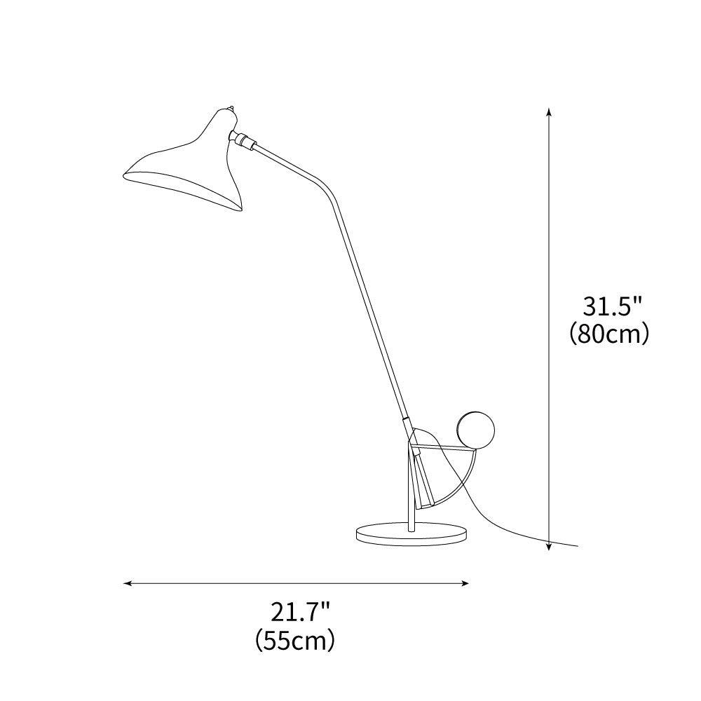Mantis Arm Table Lamp 21.7