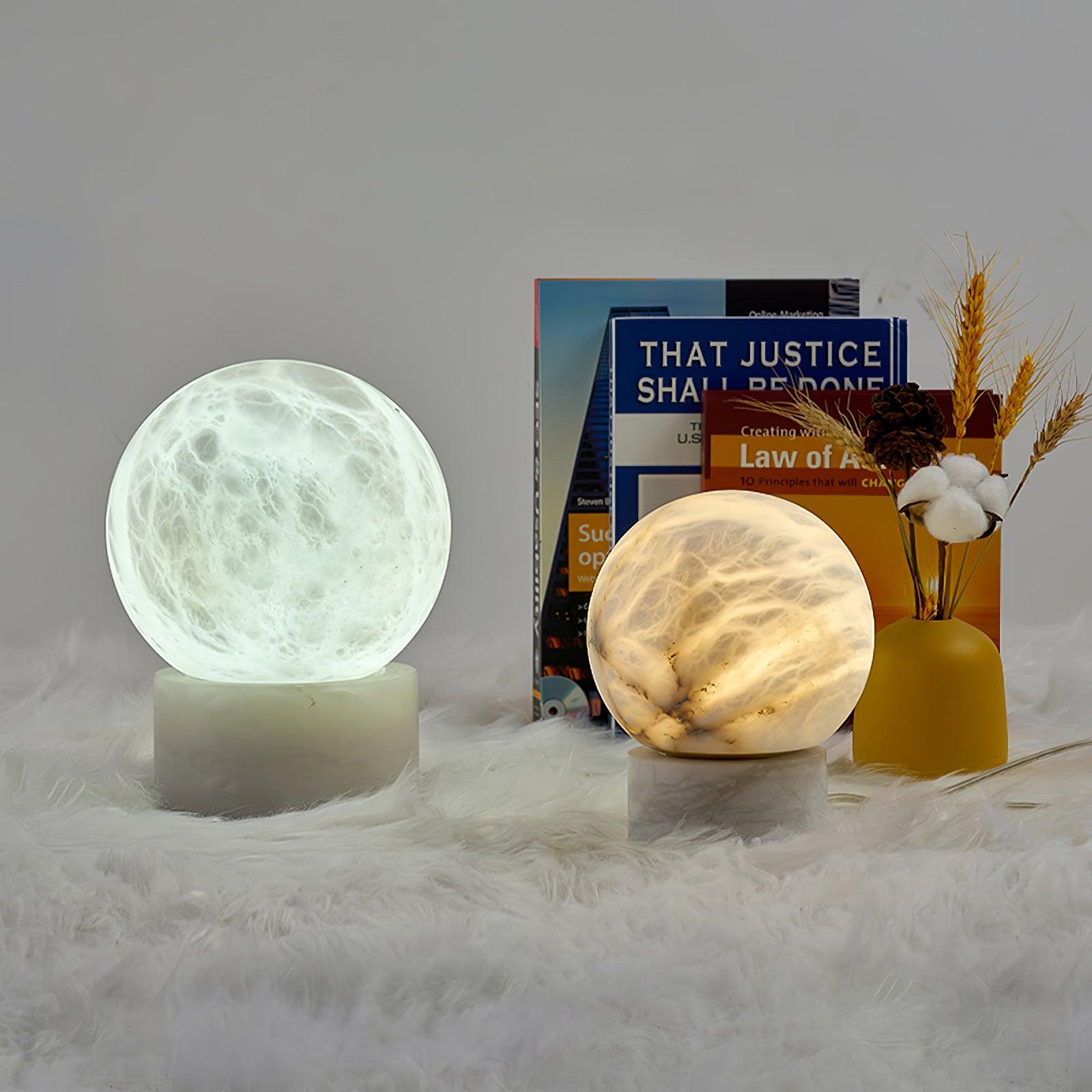 Marble Ball Table Lamp 7.1
