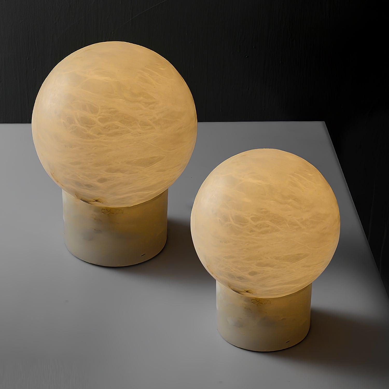 Marble Ball Table Lamp 7.1
