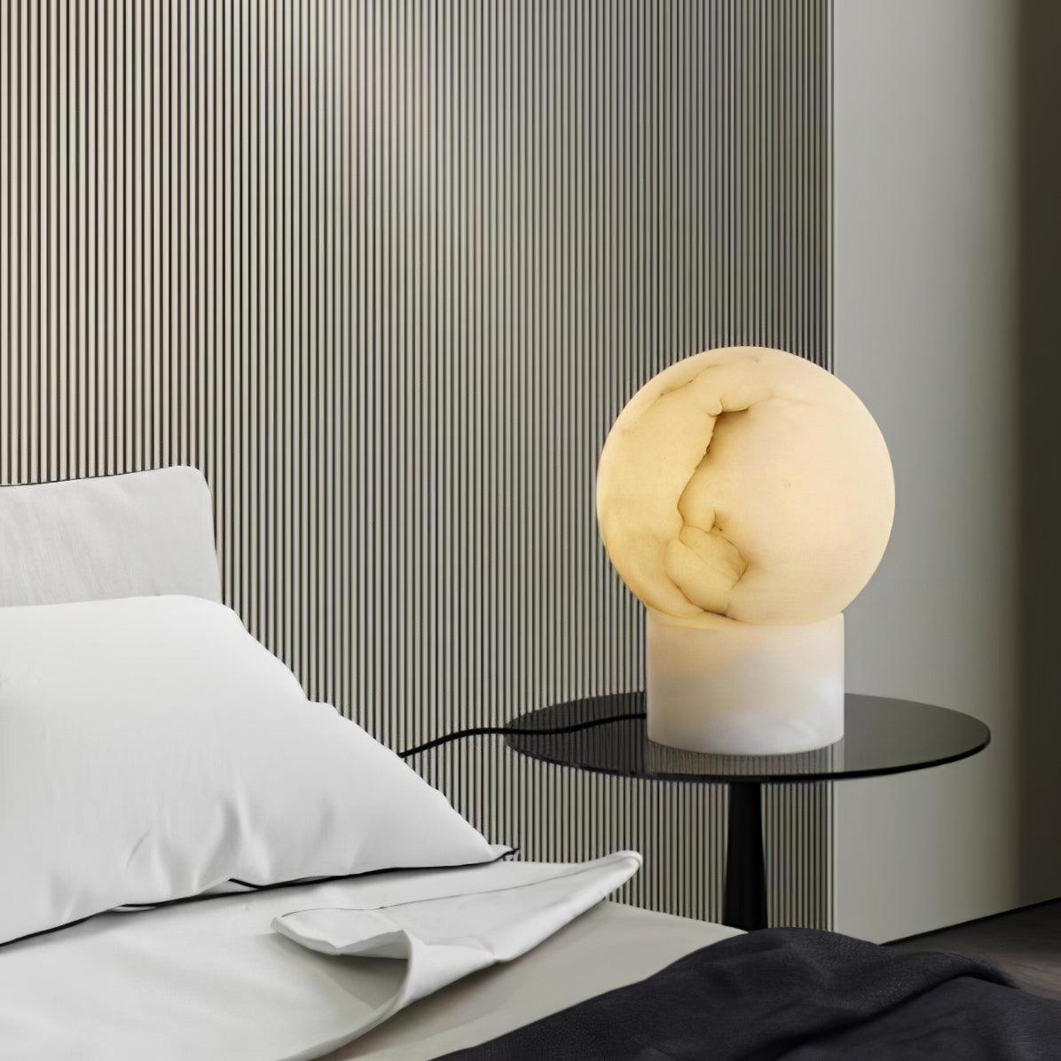 Marble Ball Table Lamp 7.1