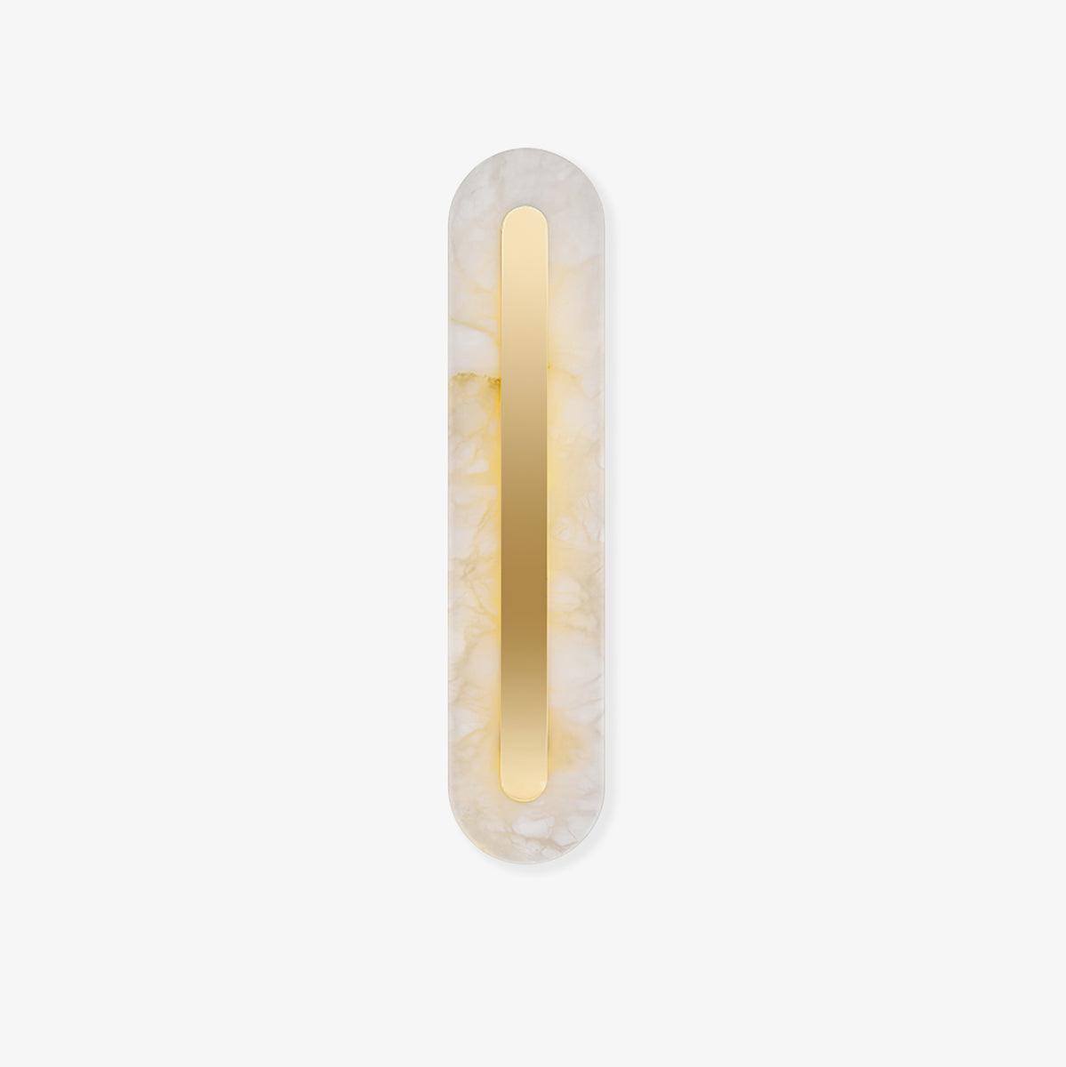 Alabaster Rounded Wall Sconce