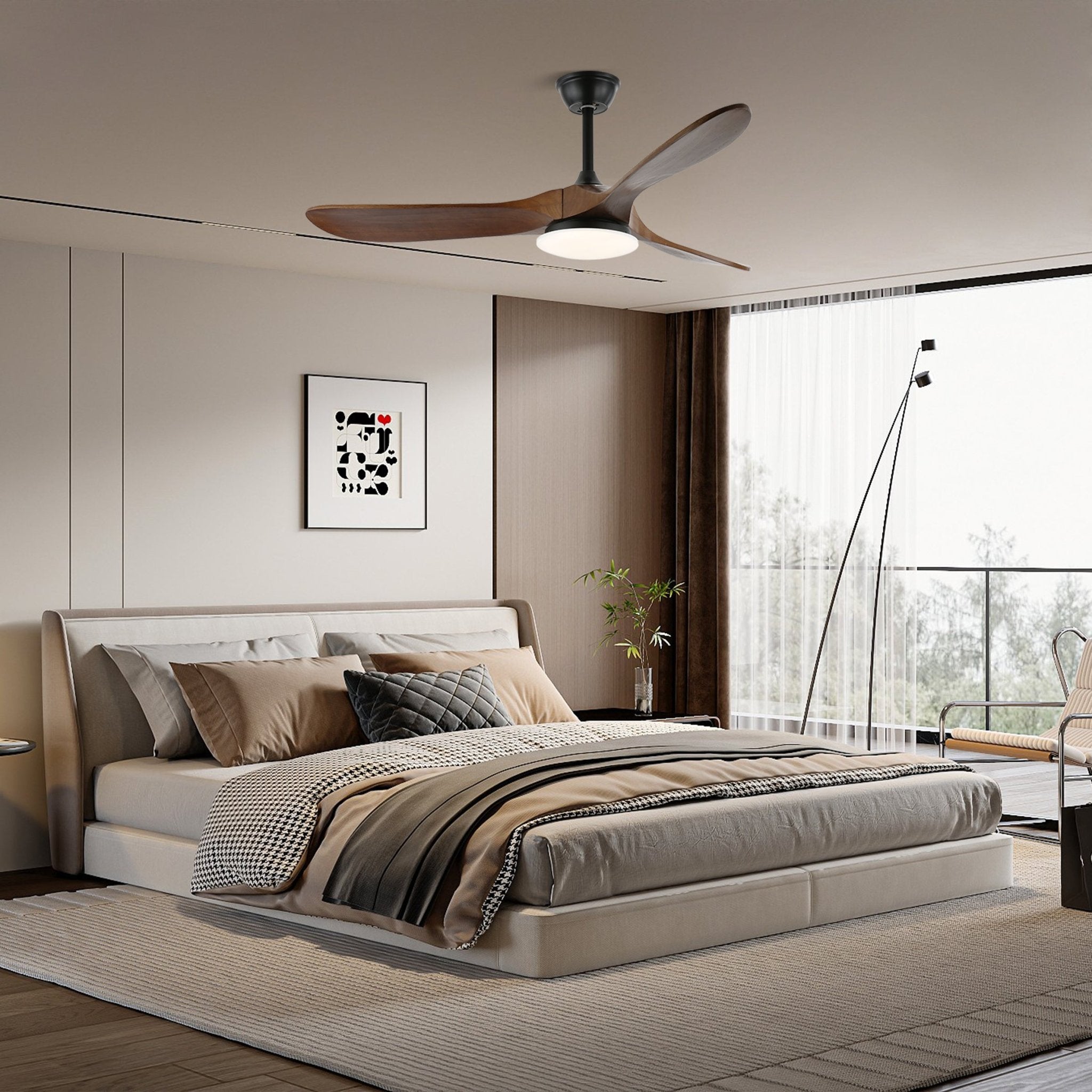 Virelo 42"/52" Ceiling Fan Light