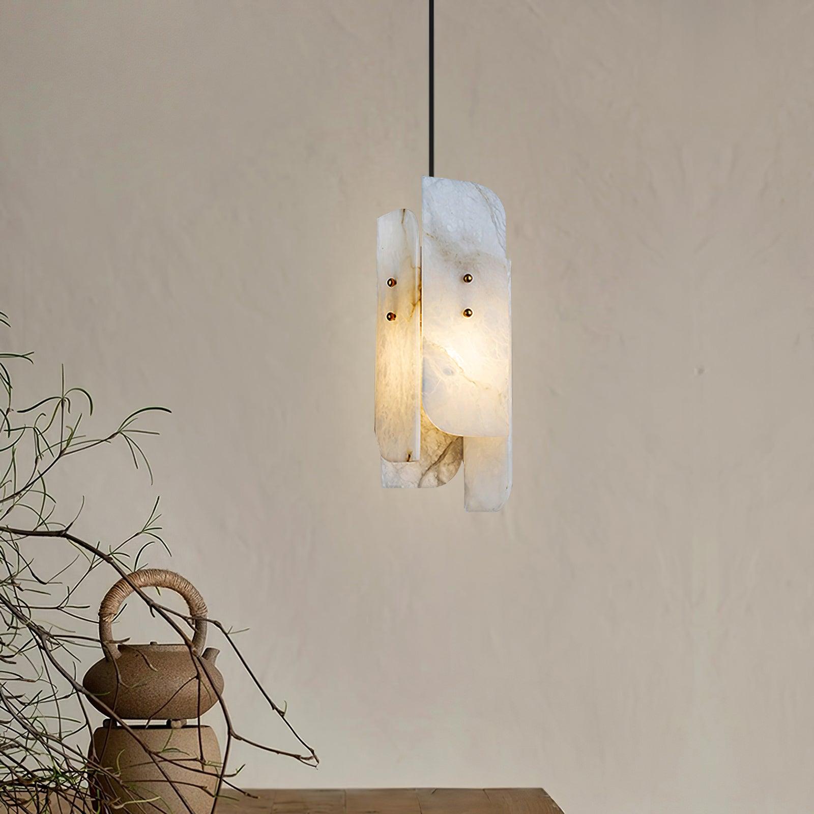 Megalith Alabaster Pendant Light 5.9