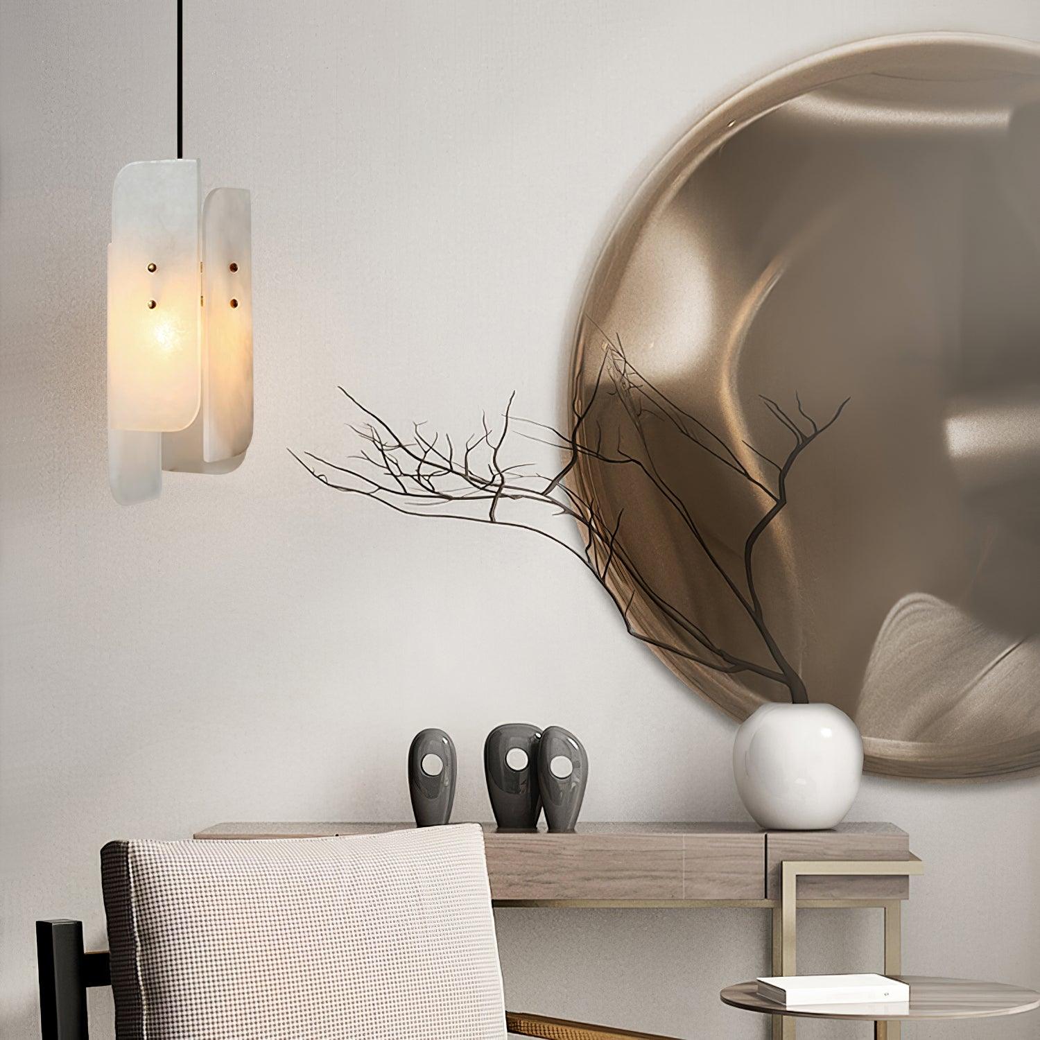 Megalith Alabaster Pendant Light 5.9