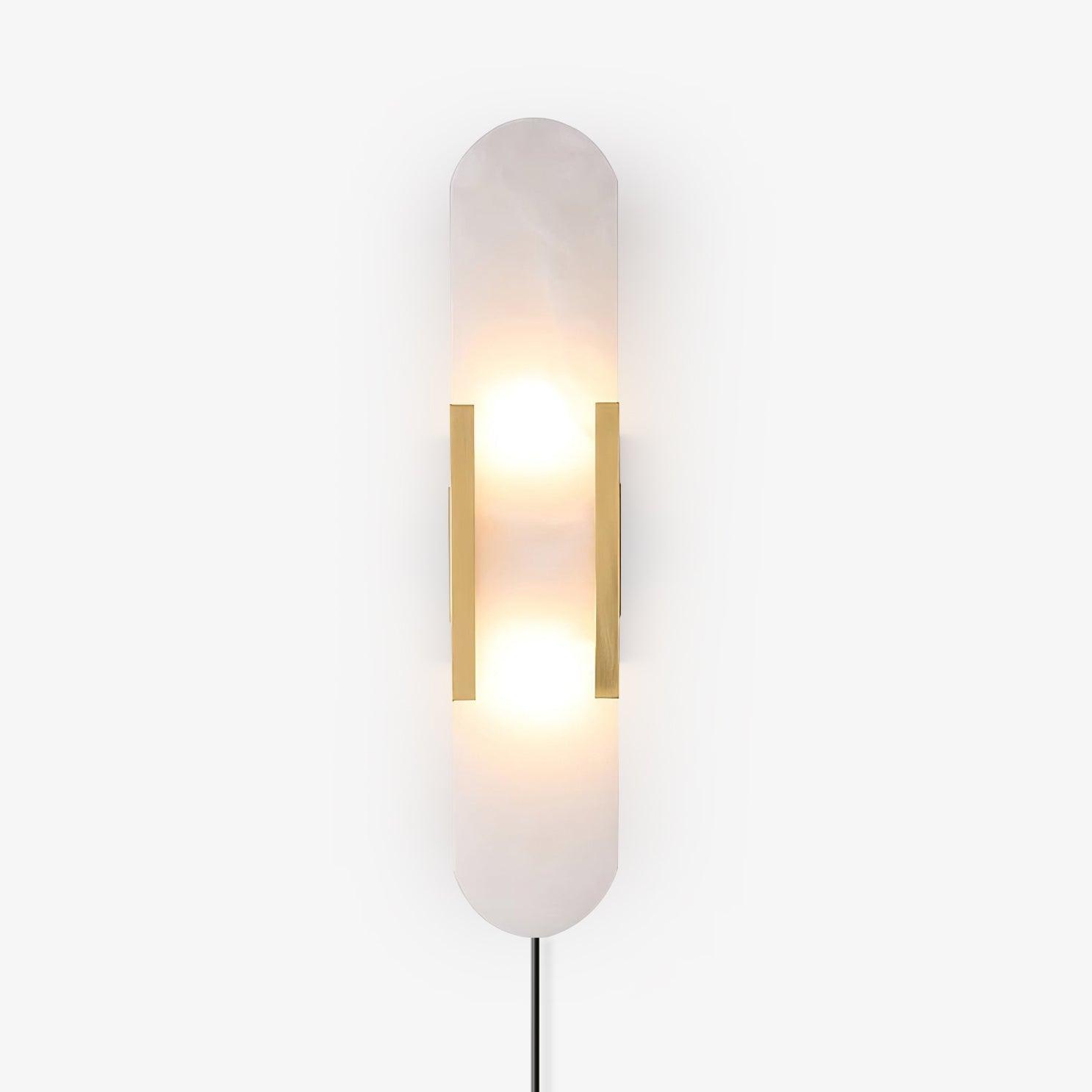 Melange Elongated Plug-in Lamp Bracket Sconce