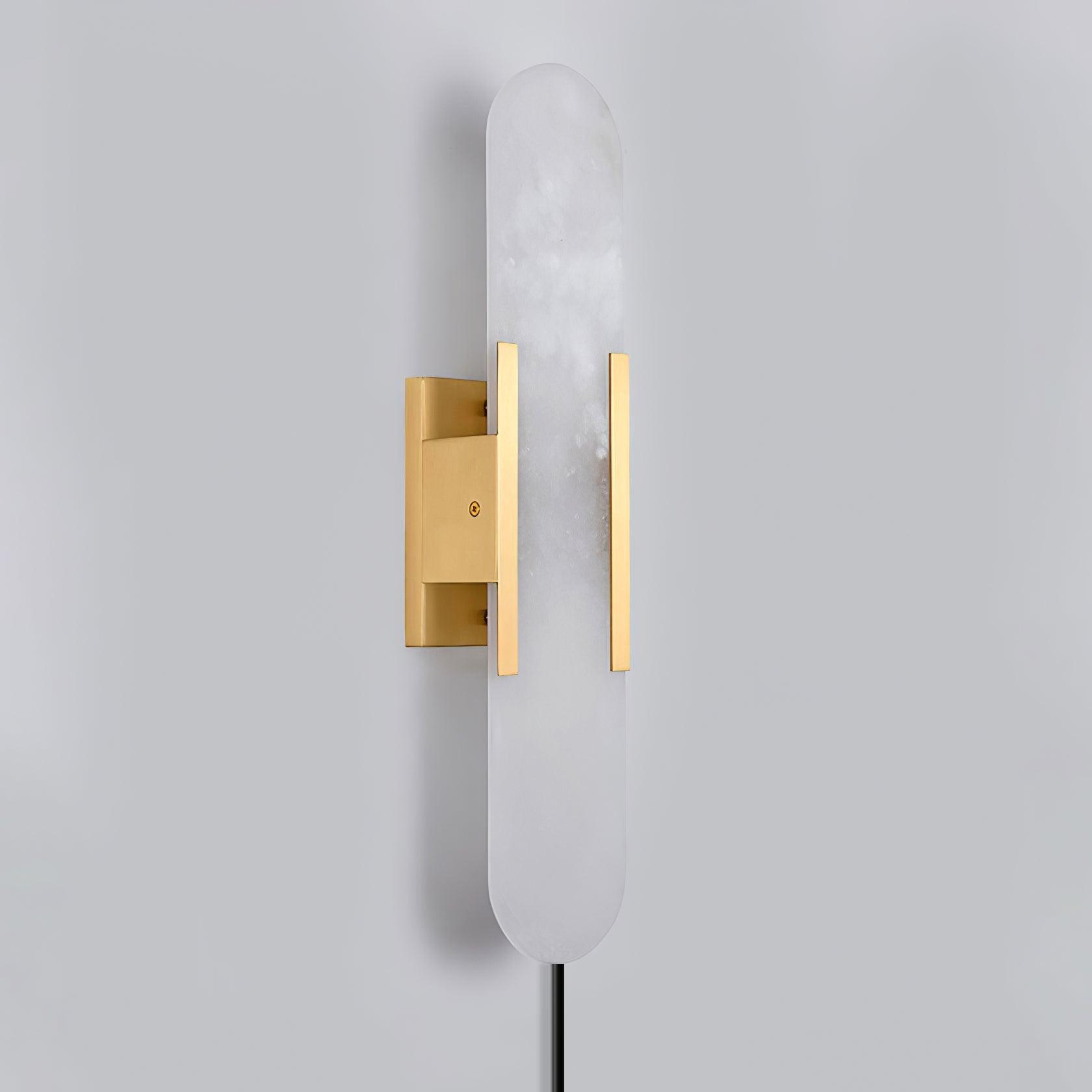 Melange Elongated Plug-in Lamp Bracket Sconce