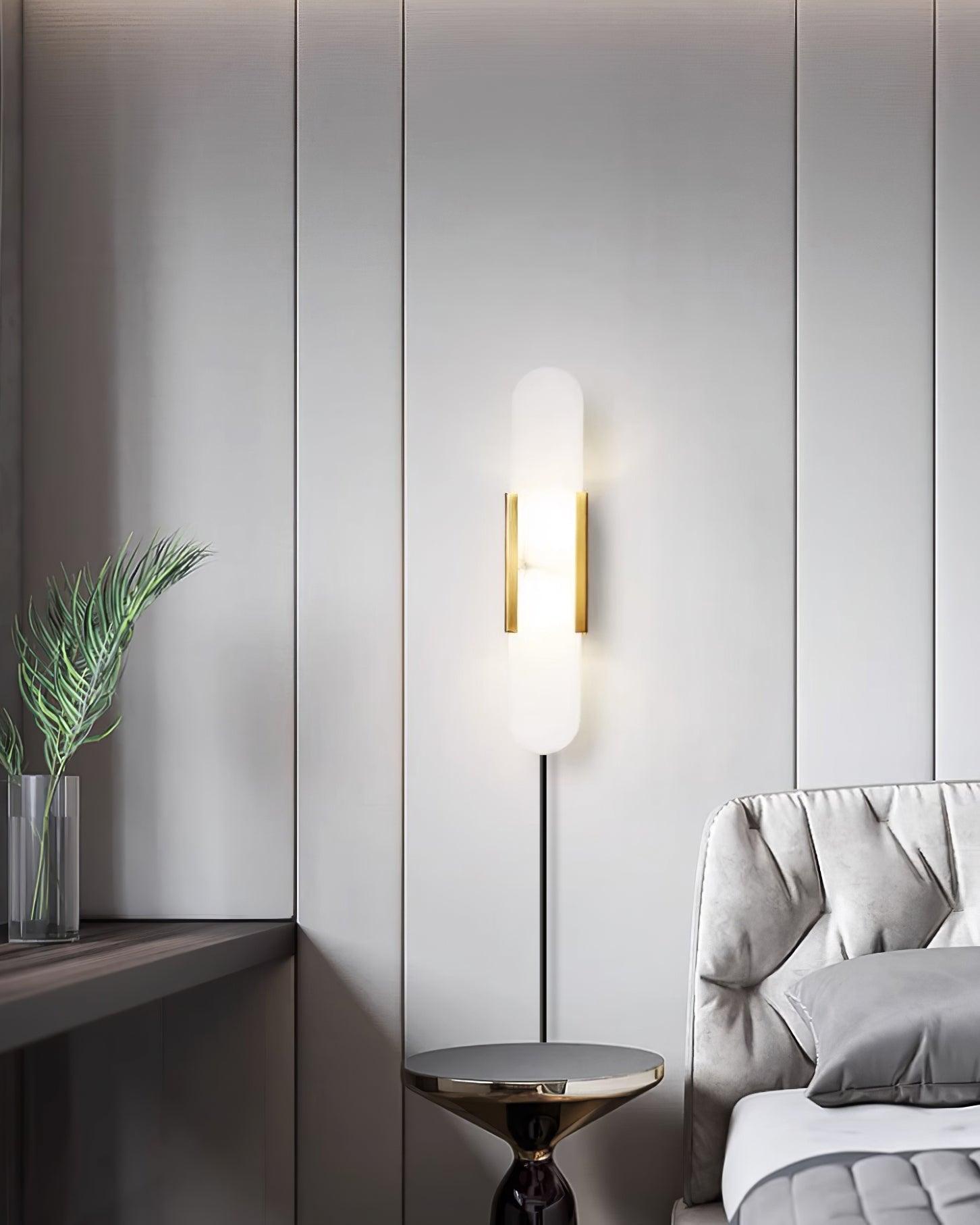 Melange Elongated Plug-in Lamp Bracket Sconce