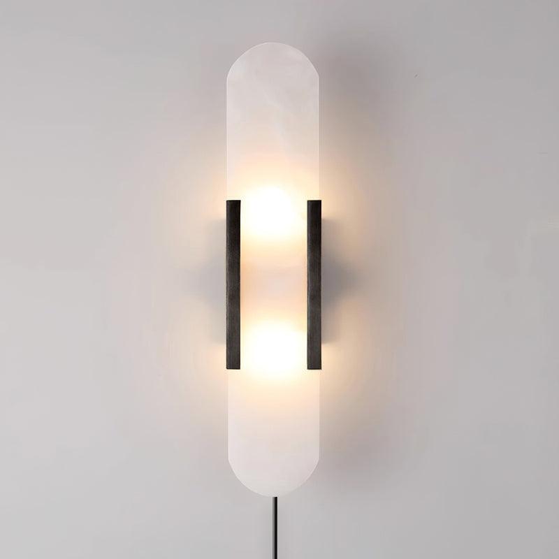 Melange Elongated Plug-in Lamp Bracket Sconce