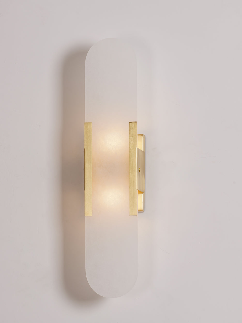 Melange Elongated Alabaster Wall Sconce