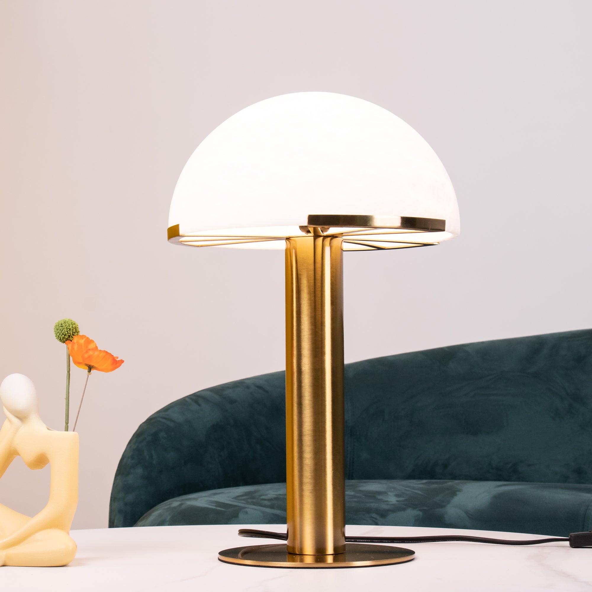 Elegance Alabaster Portable Lamp Table Lamp