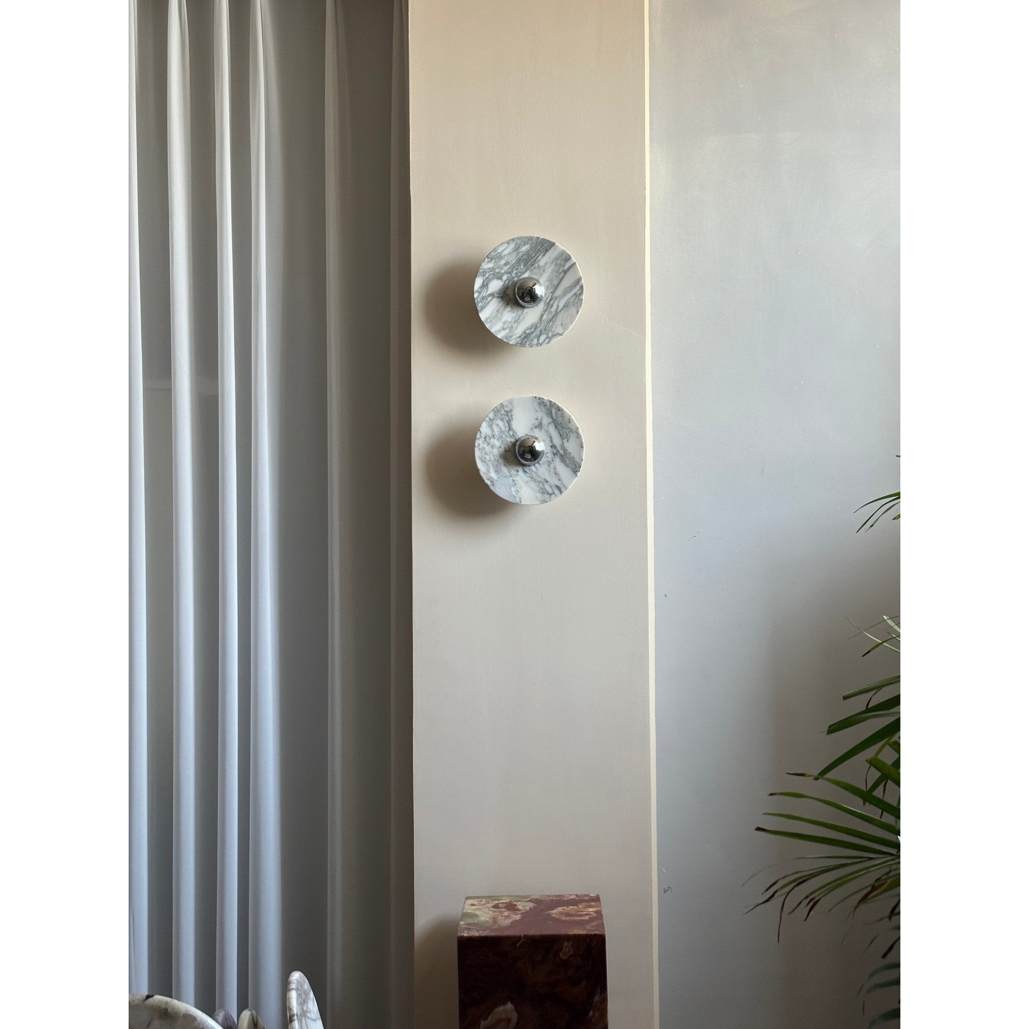 Messier Marble Rechargeable Wall Light, Bathroom Wall Sconce, detail 12