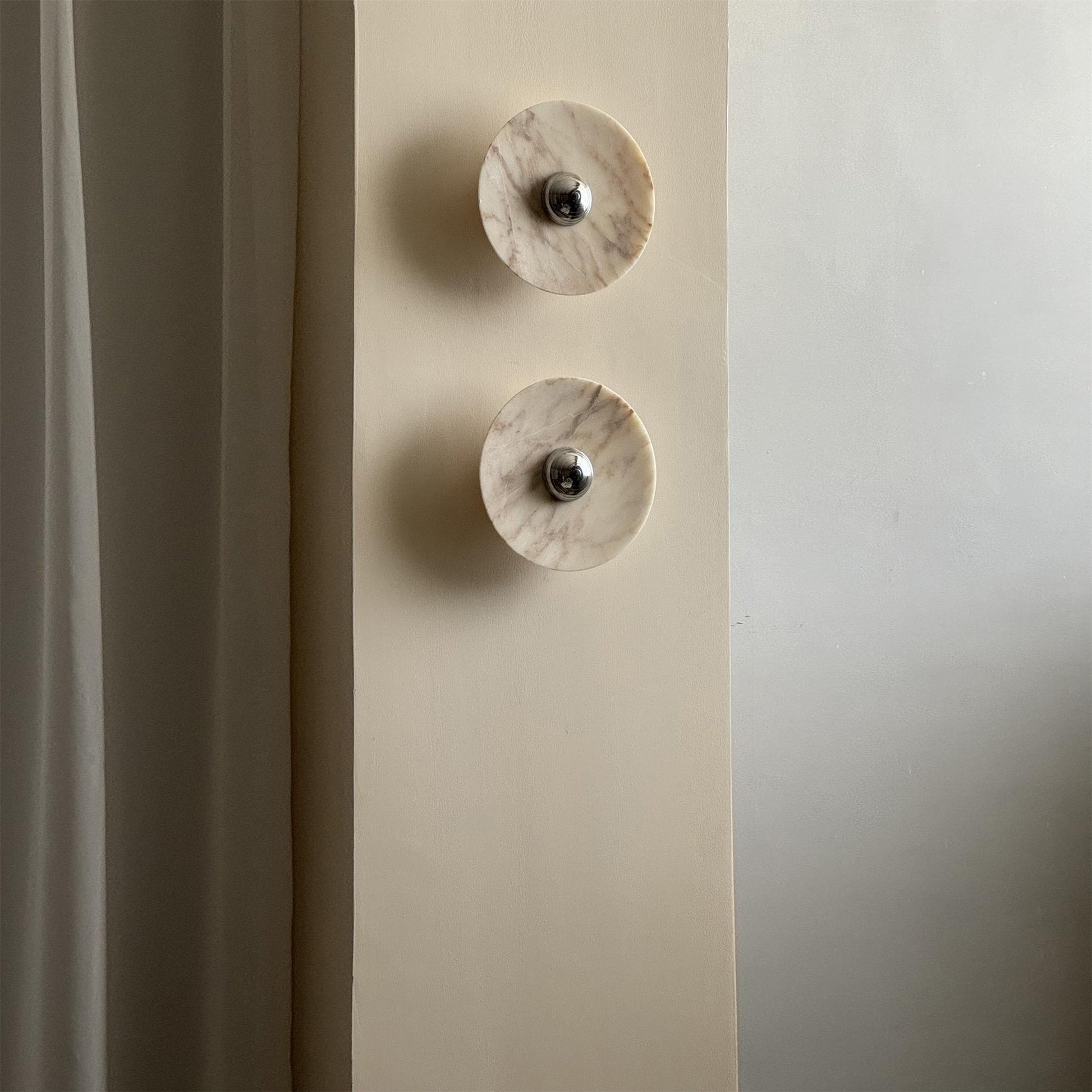 Messier Marble Wall Light, Hardwired Wall Sconce, detail 11