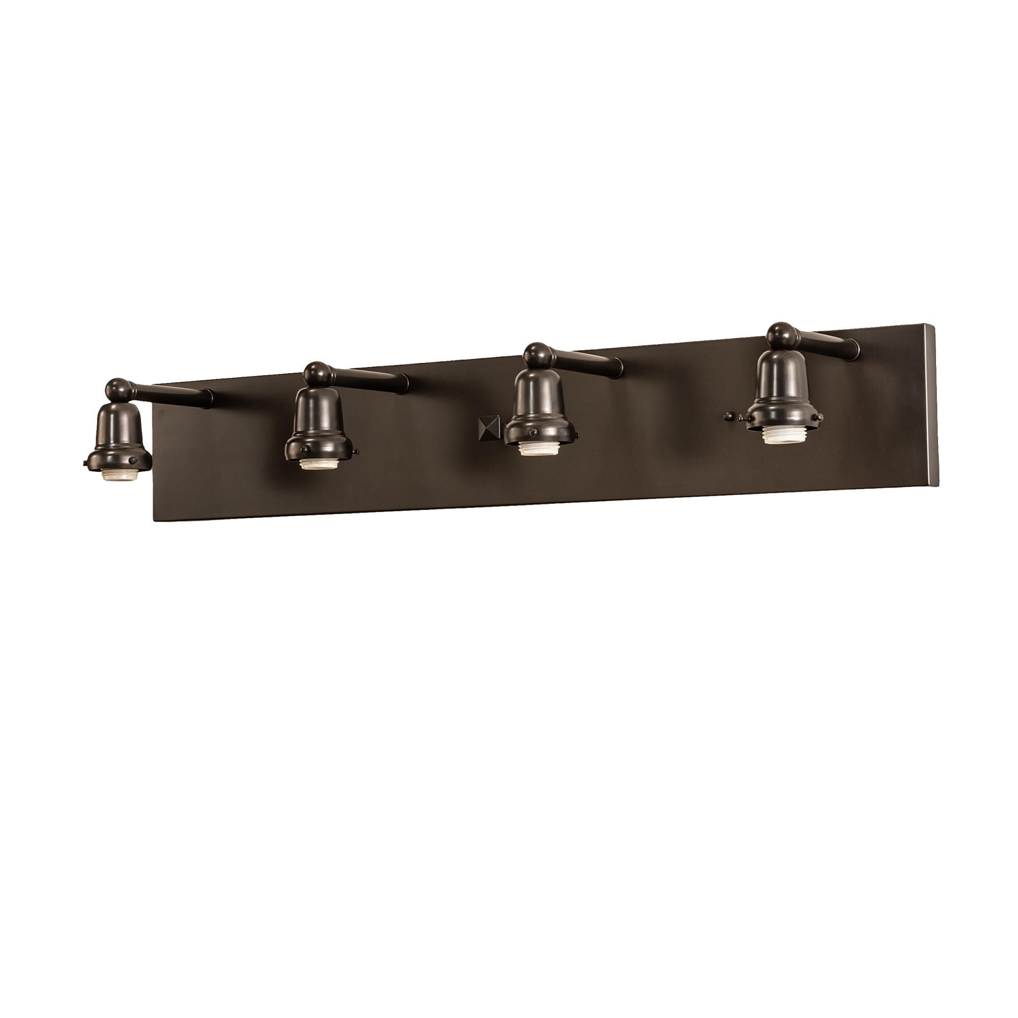 T Mission 36 Inch 4 Light Bath Vanity Fixture - Height: 10.0 Inches, Bathroom Vanity Light, detail 7