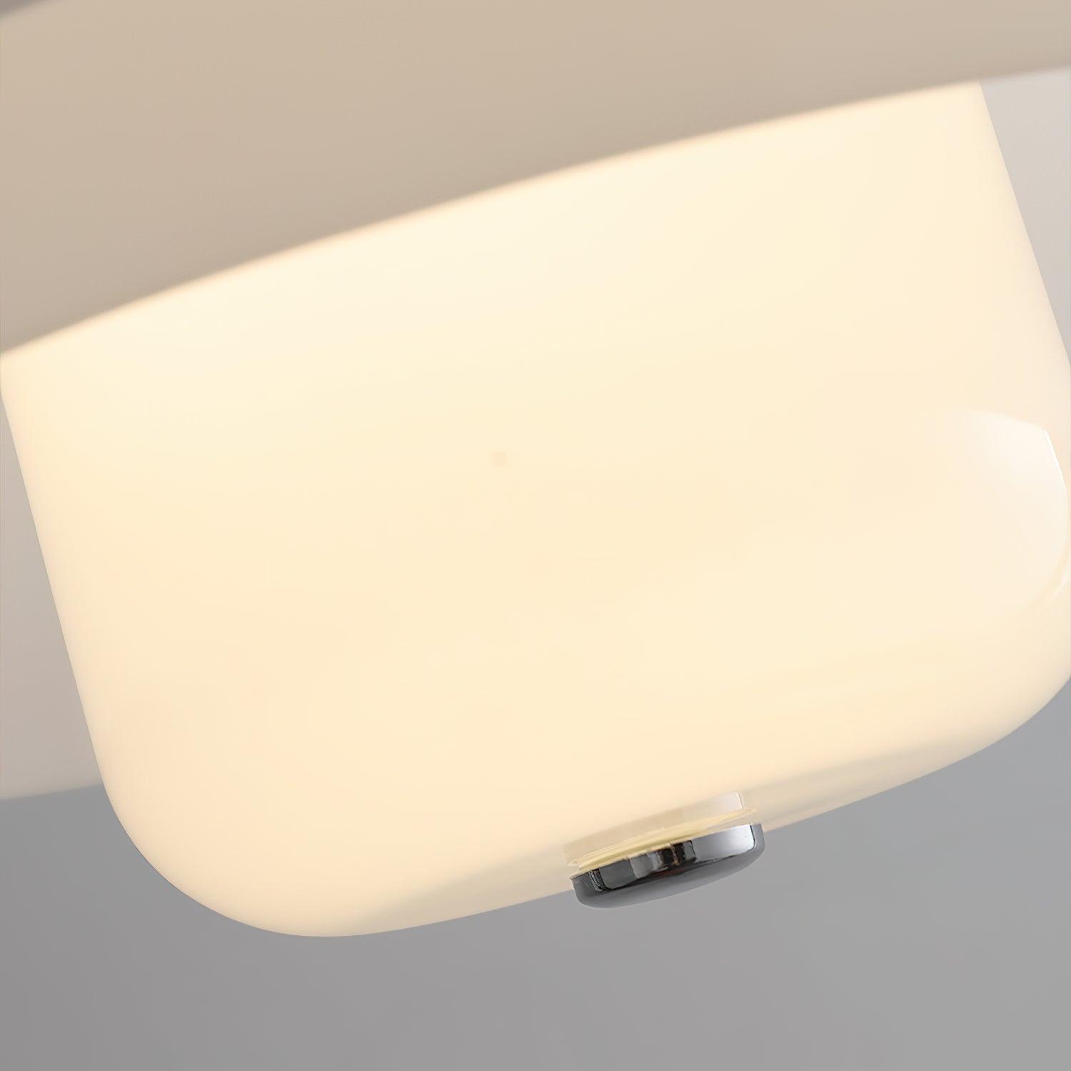 Milk White Layer Drop Light Chandelier
