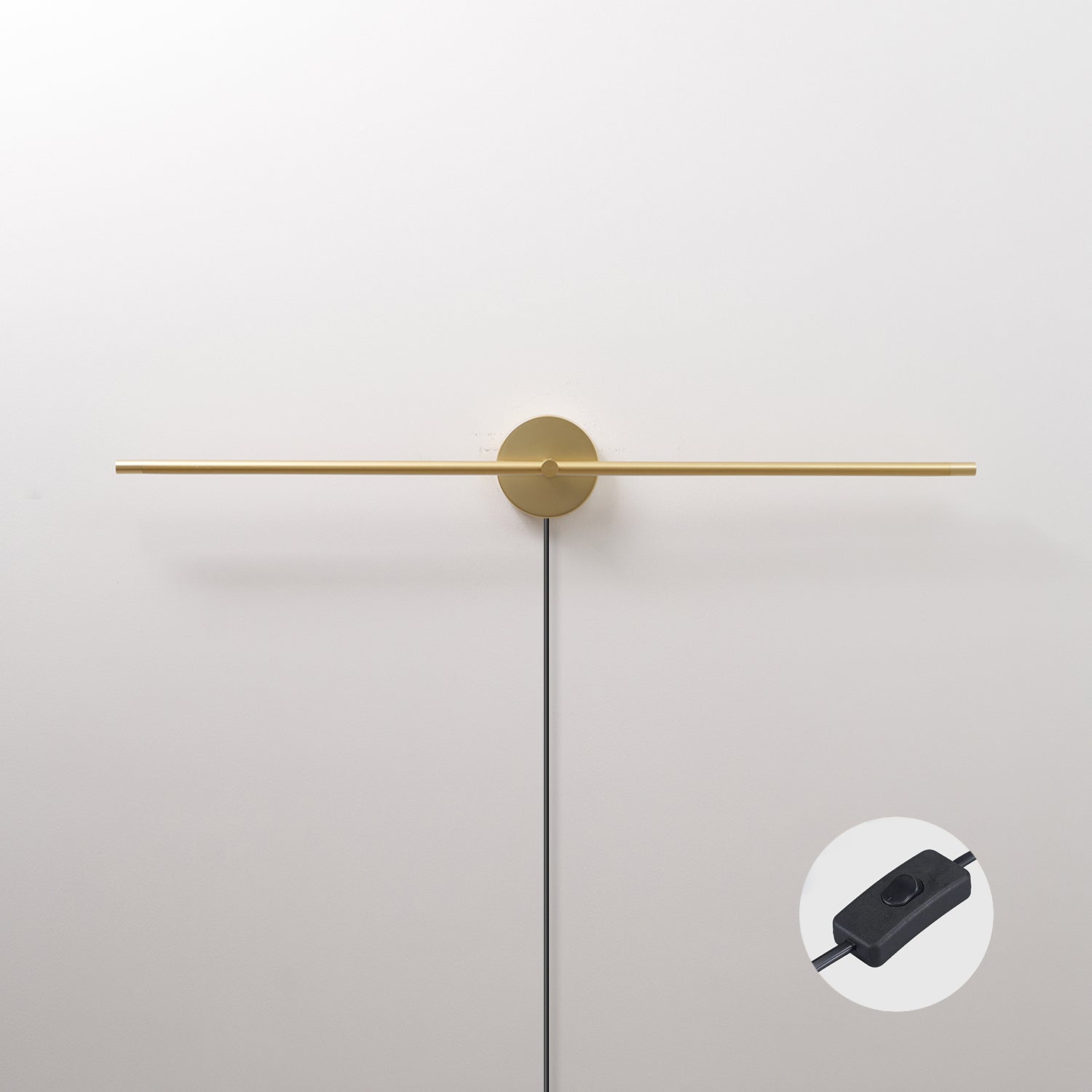 Minimalist Linear LED Plug-in Wall Lamp Vanity Light