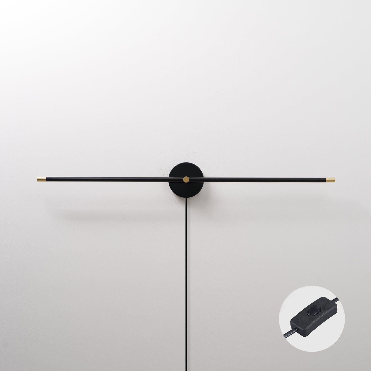 Minimalist Linear LED Plug-in Wall Lamp Vanity Light