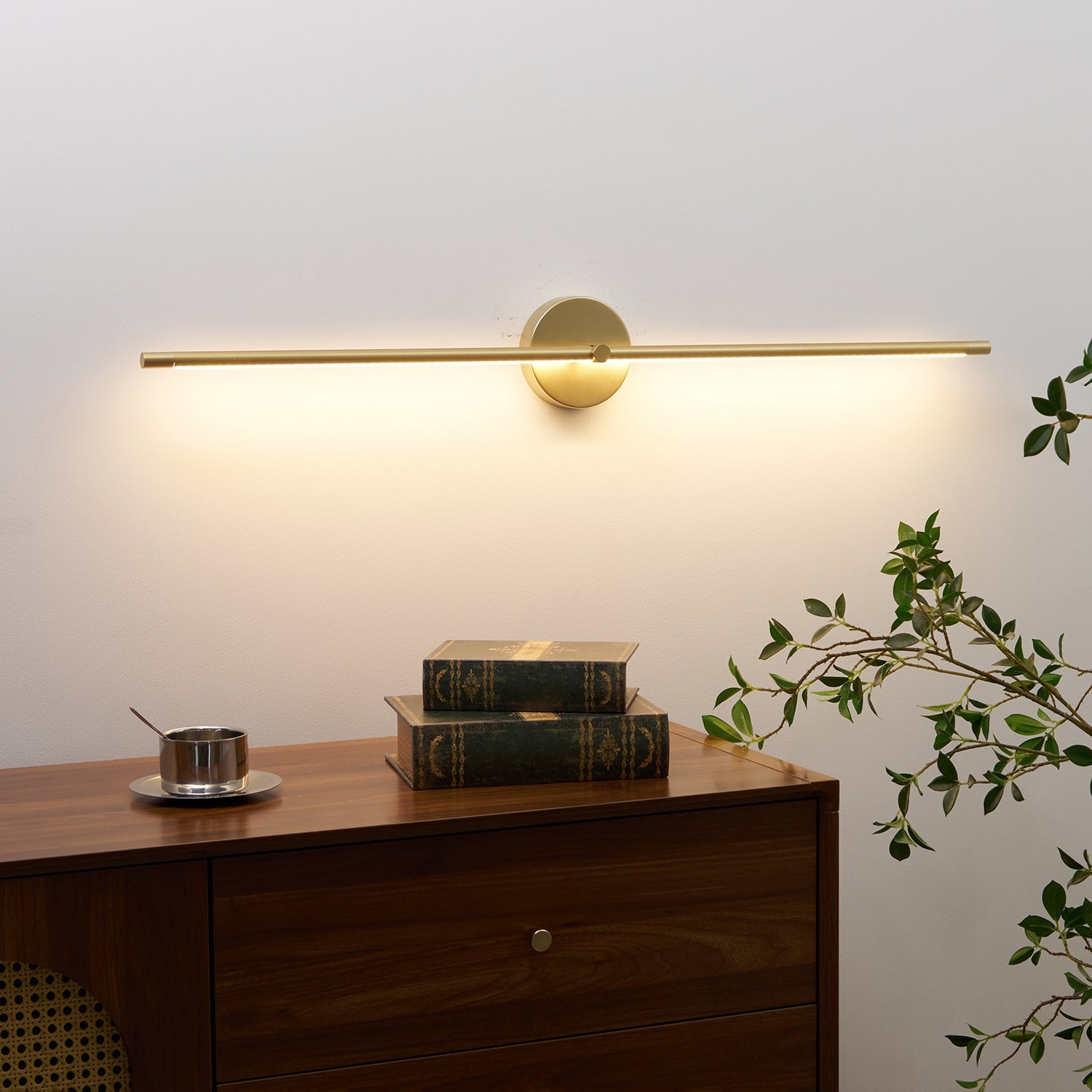 Minimalist Linear LED Plug-in Wall Lamp Vanity Light