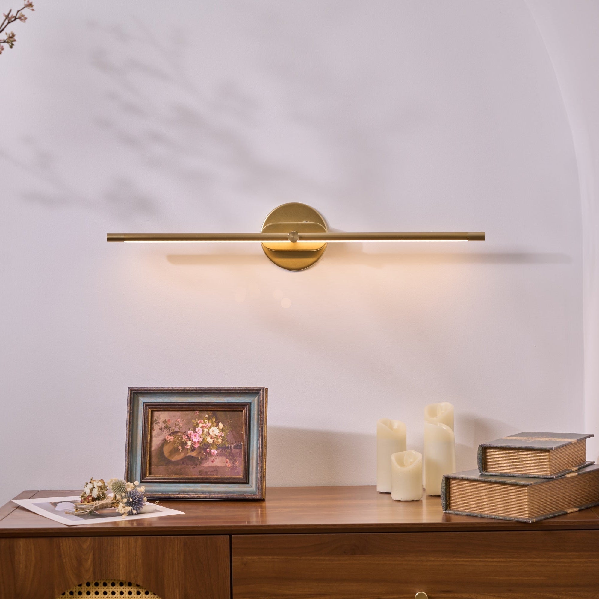 Minimalist Linear Rechargeable Wall Lamp Vanity Light
