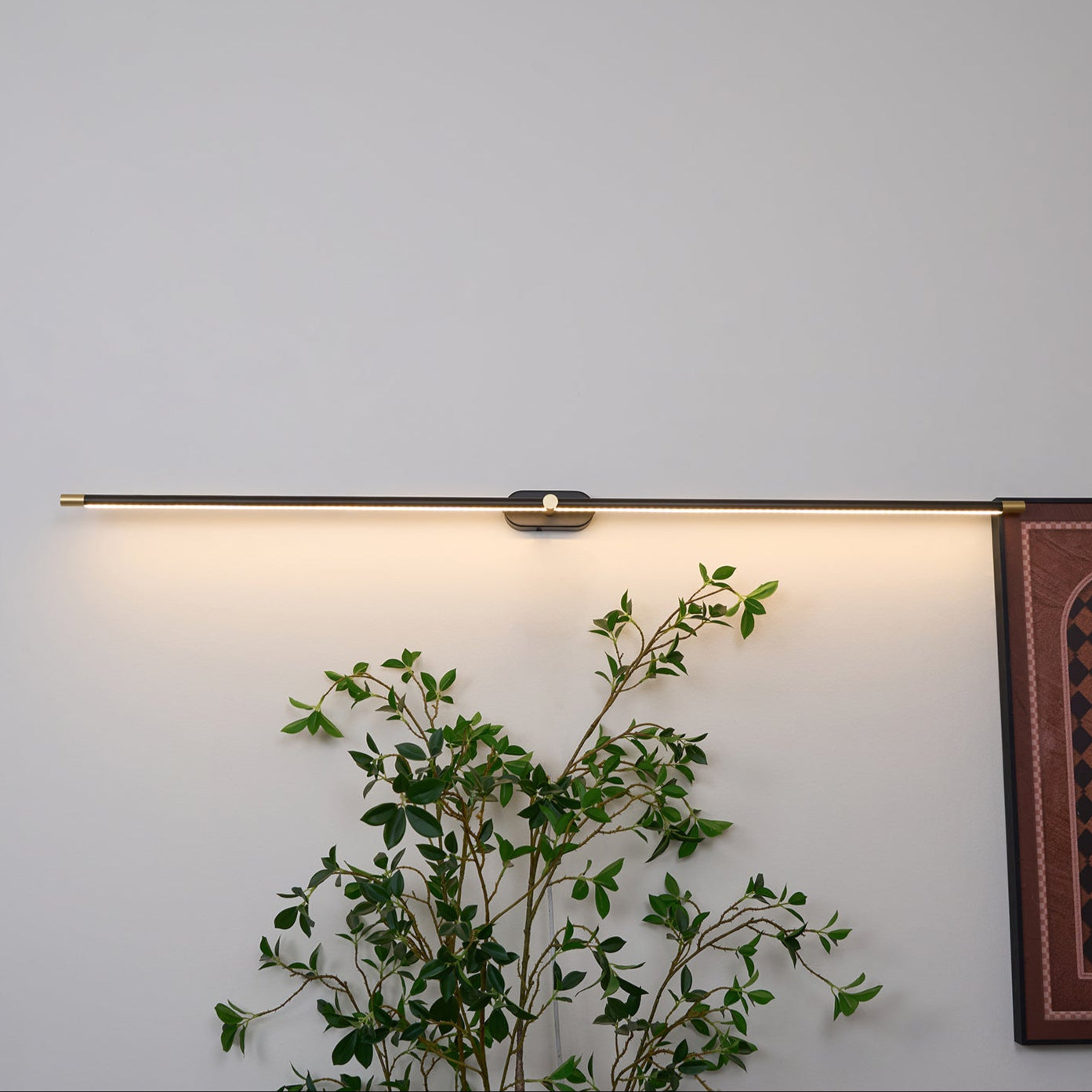 Minimalist Linear Rechargeable Wall Lamp Vanity Light