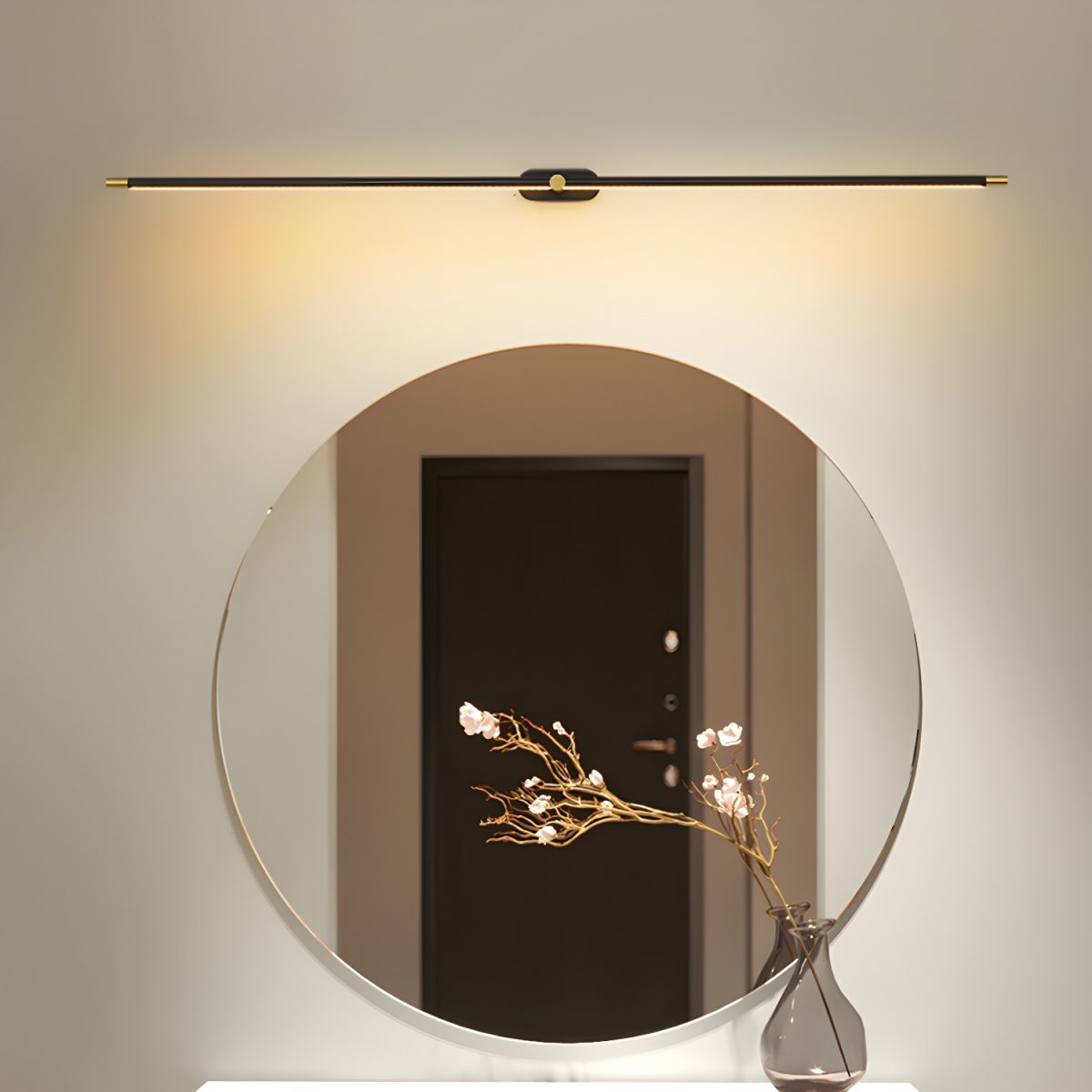 Minimalist Linear Rechargeable Wall Lamp Vanity Light