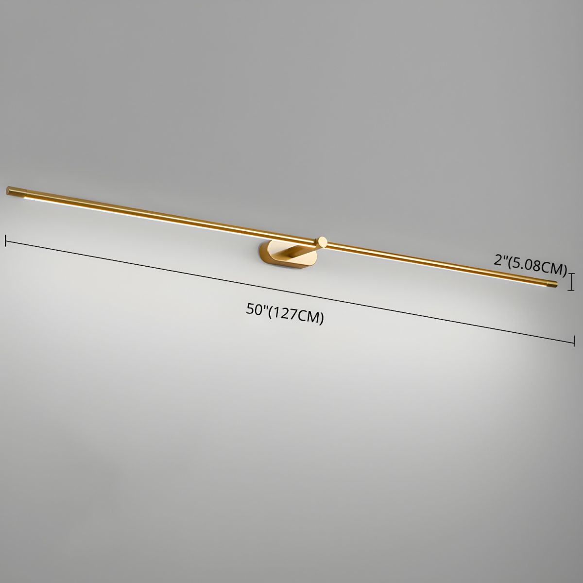 Minimalist Linear Rechargeable Wall Lamp Vanity Light