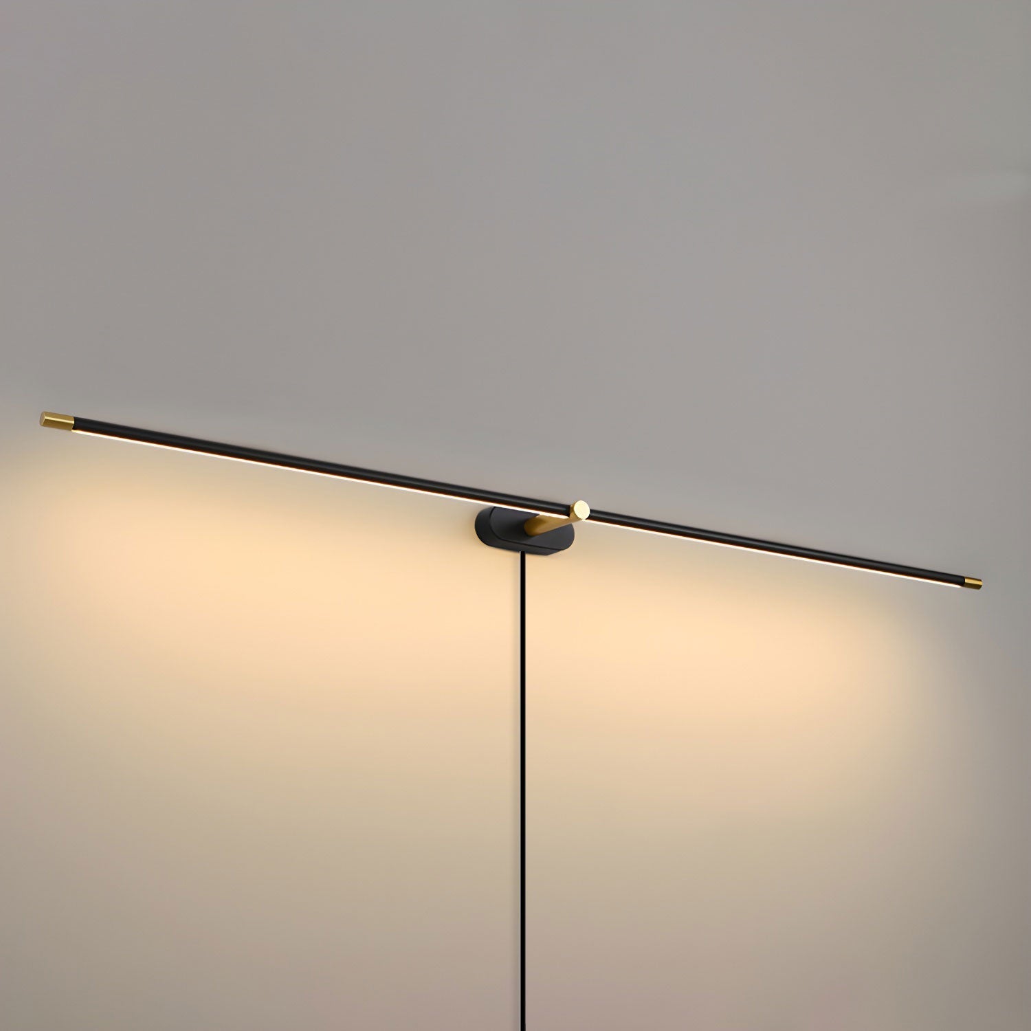 Minimalist Linear Plug-in Wall Lamp Vanity Light