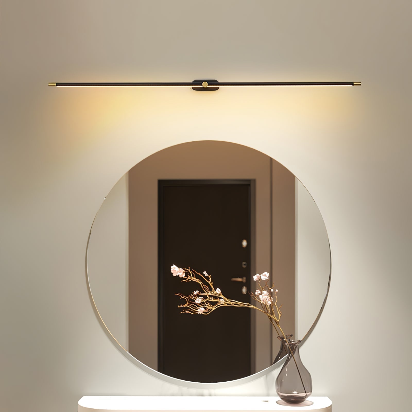 Minimalist Linear Rechargeable Wall Lamp Vanity Light