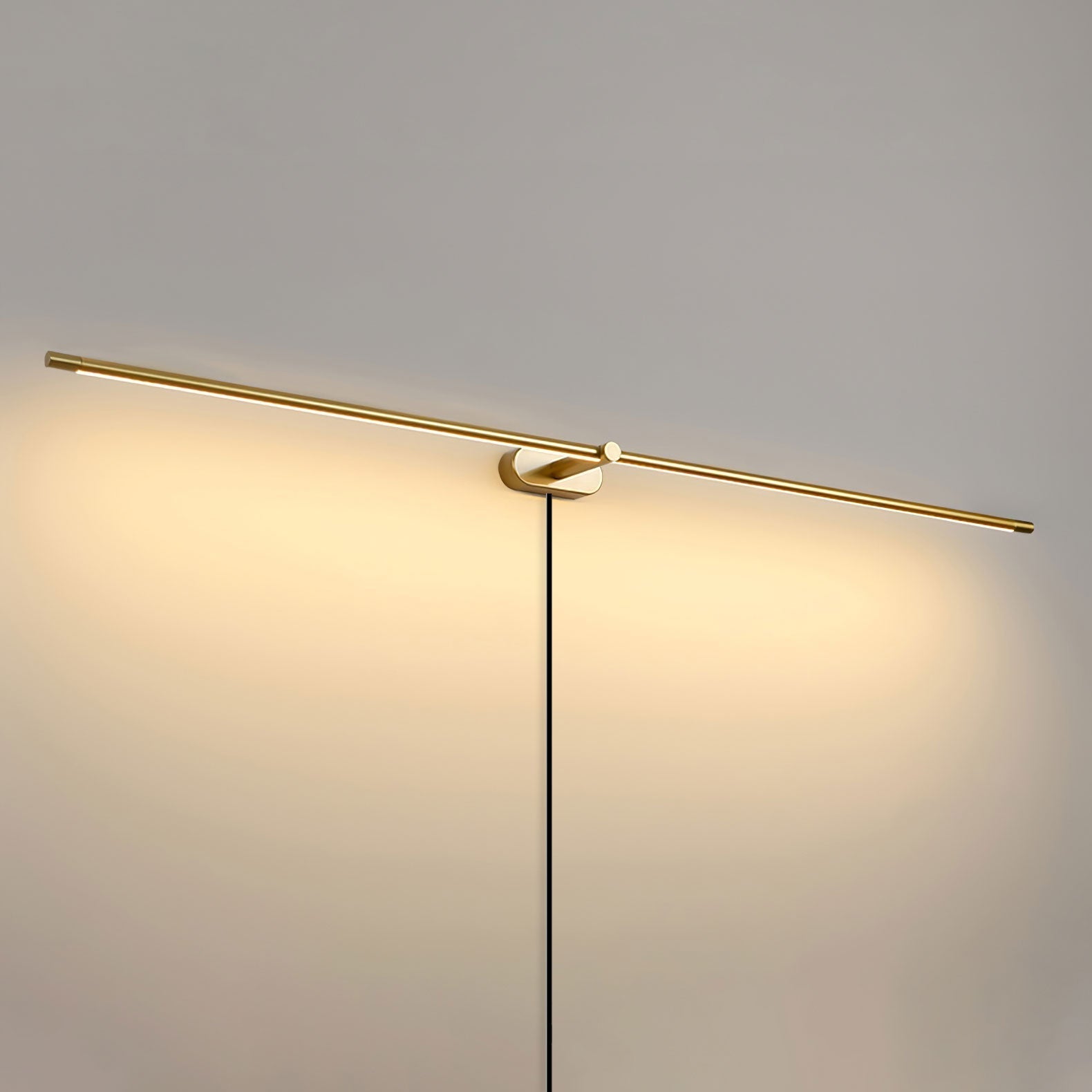 Minimalist Linear Plug-in Wall Lamp Vanity Light
