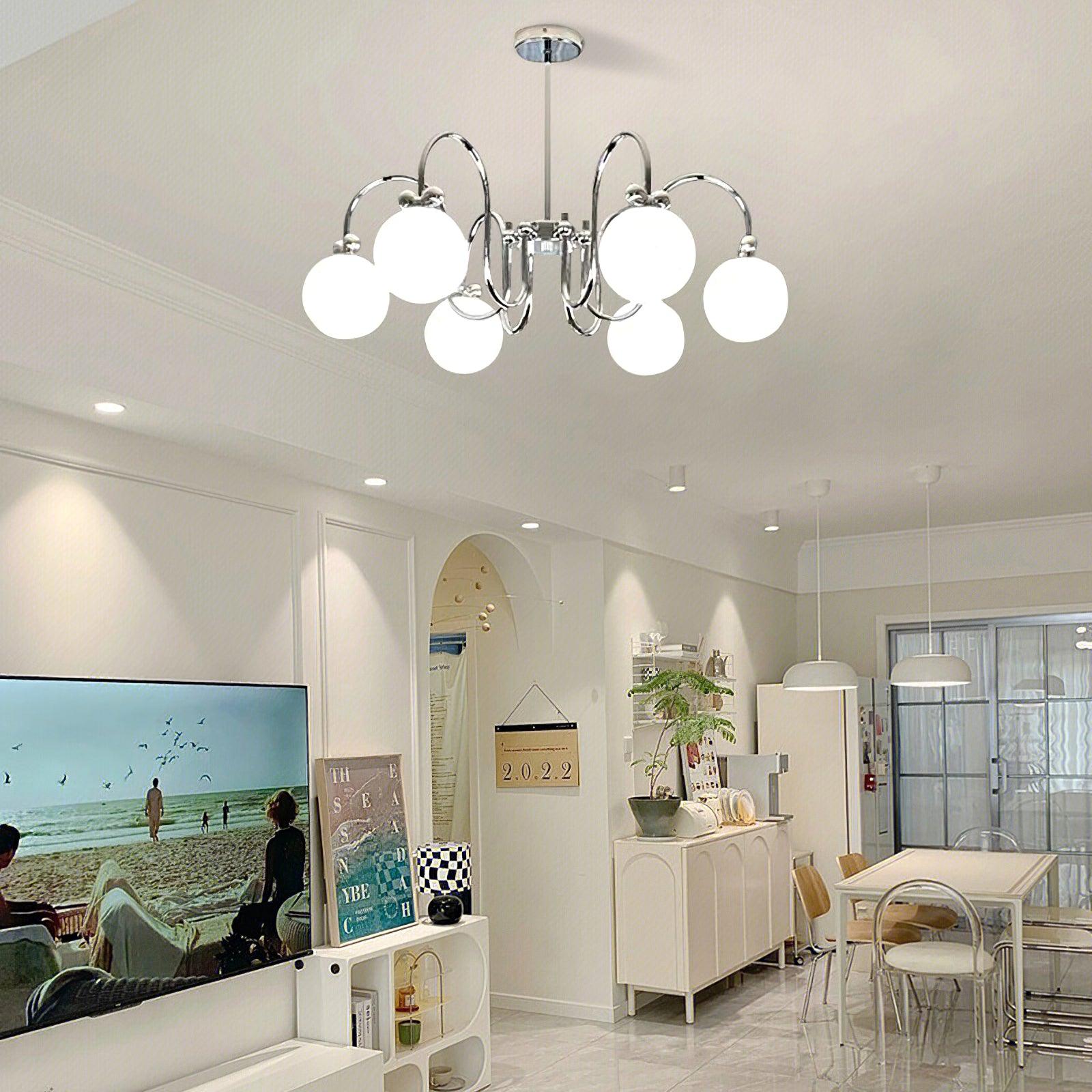 Estee Polished Chrome Chandelier