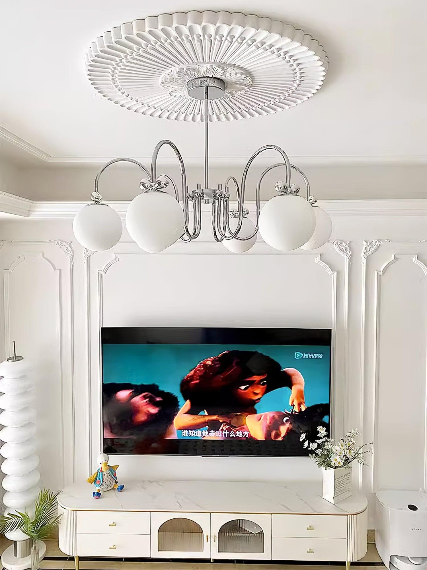 Estee Polished Chrome Chandelier