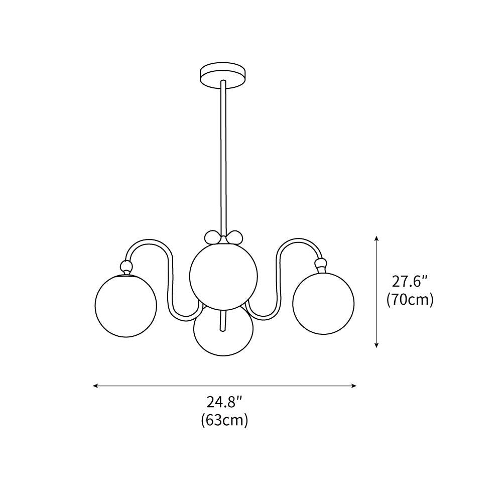 Estee Polished Chrome Chandelier
