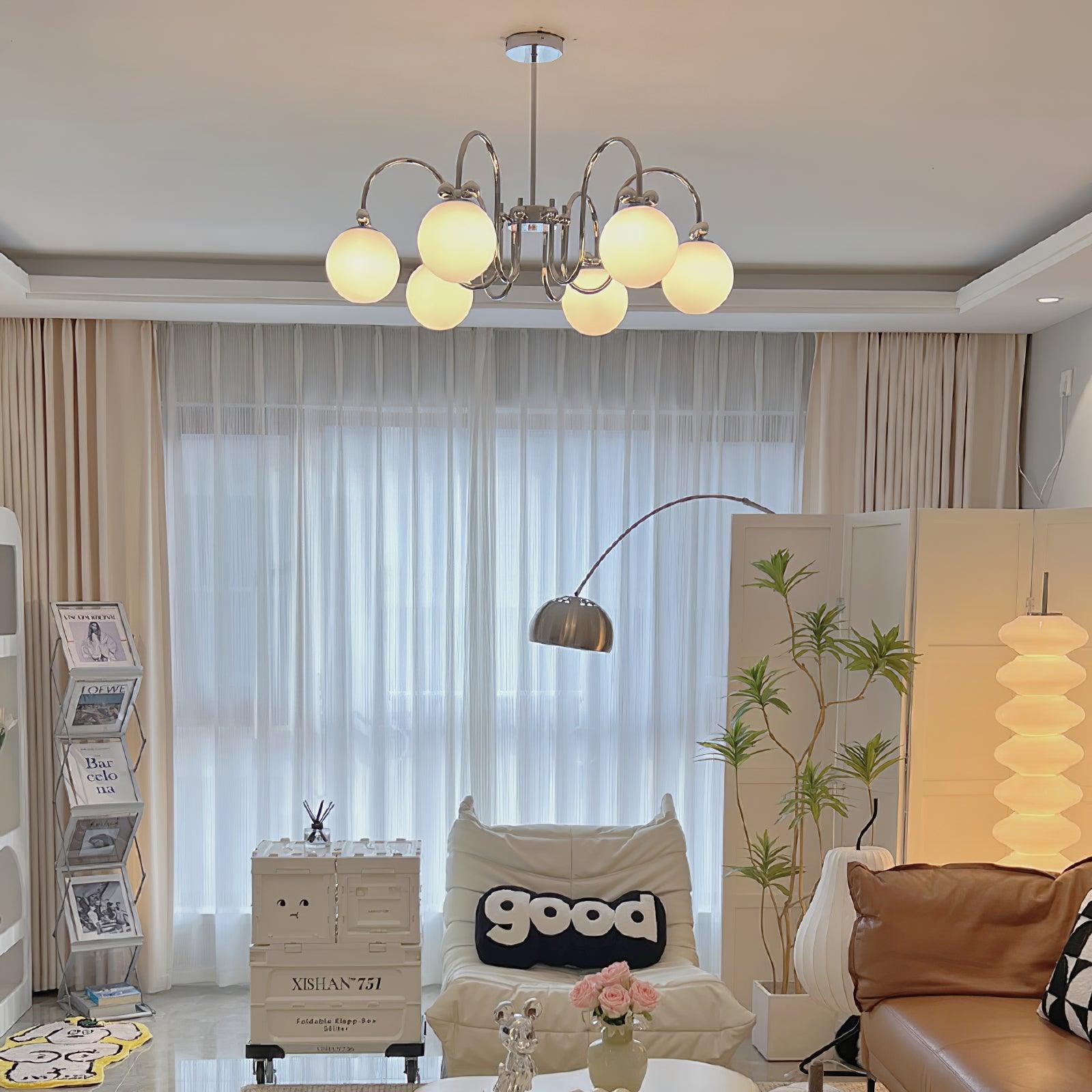 Estee Polished Chrome Chandelier