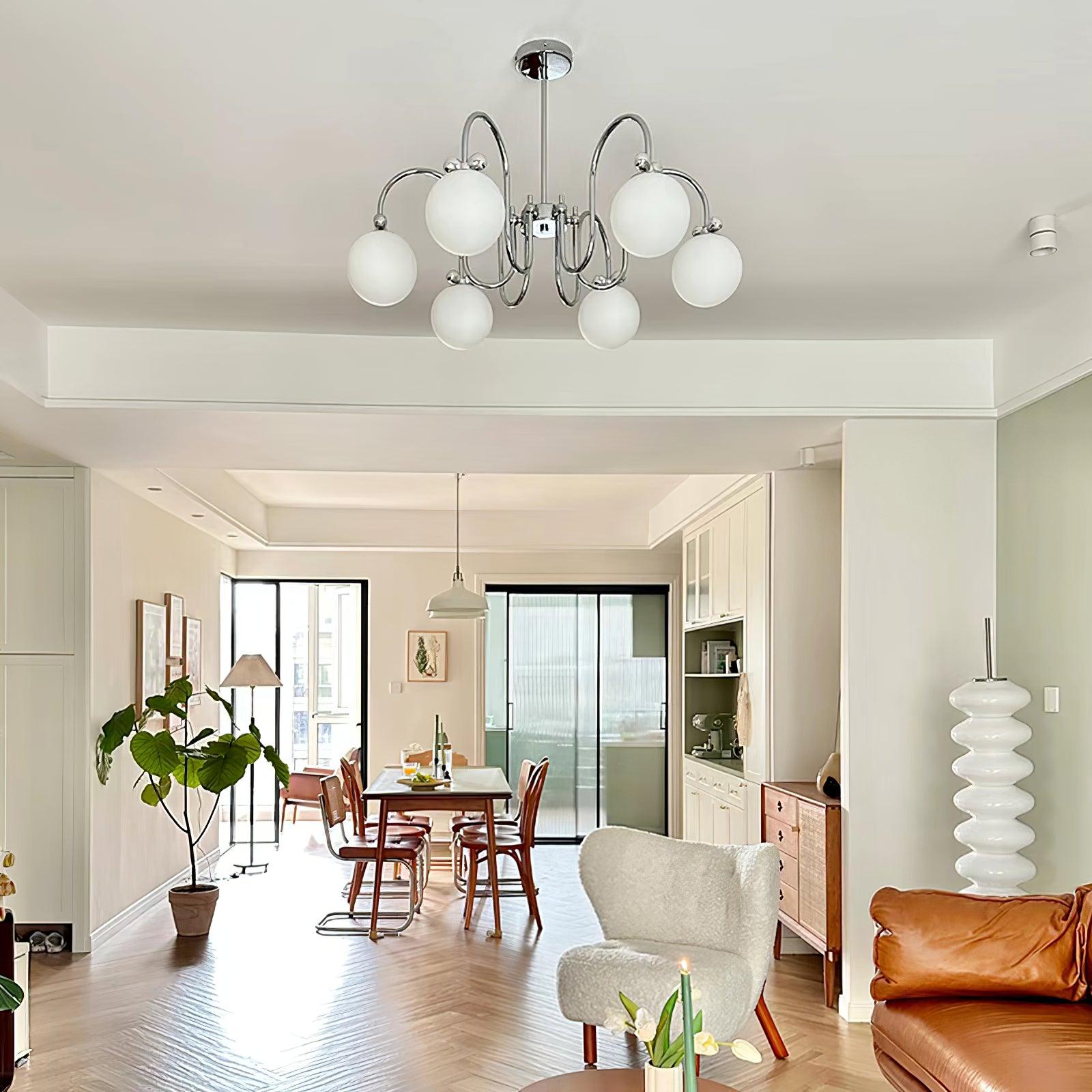 Estee Polished Chrome Chandelier