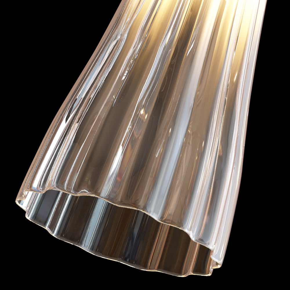 Modern Gold Leaf Murano Glass Wall Sconce