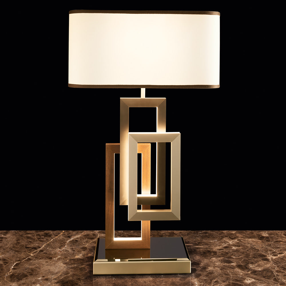 Modern Italian Geometric Designer Table Lamp